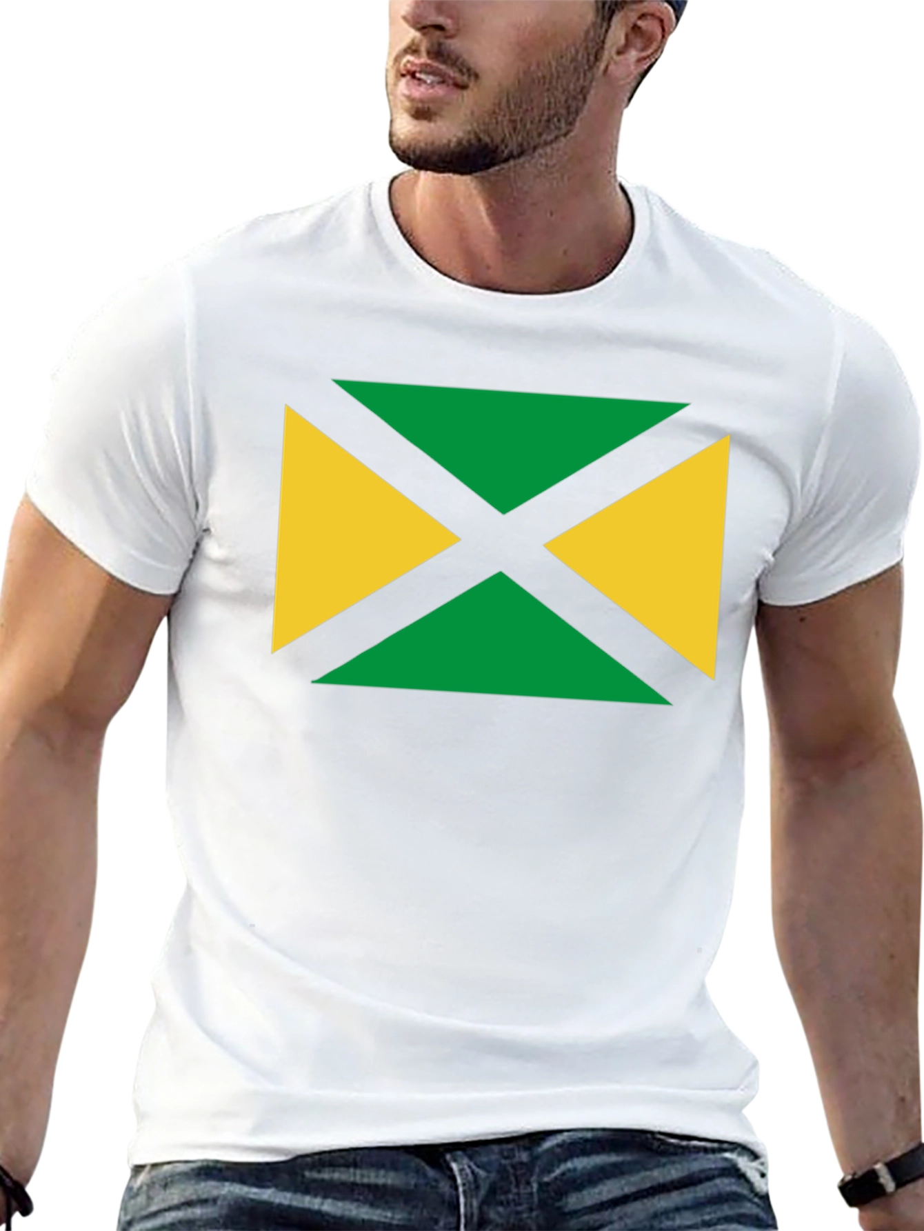 Jamaican Flag Graphic T-Shirt