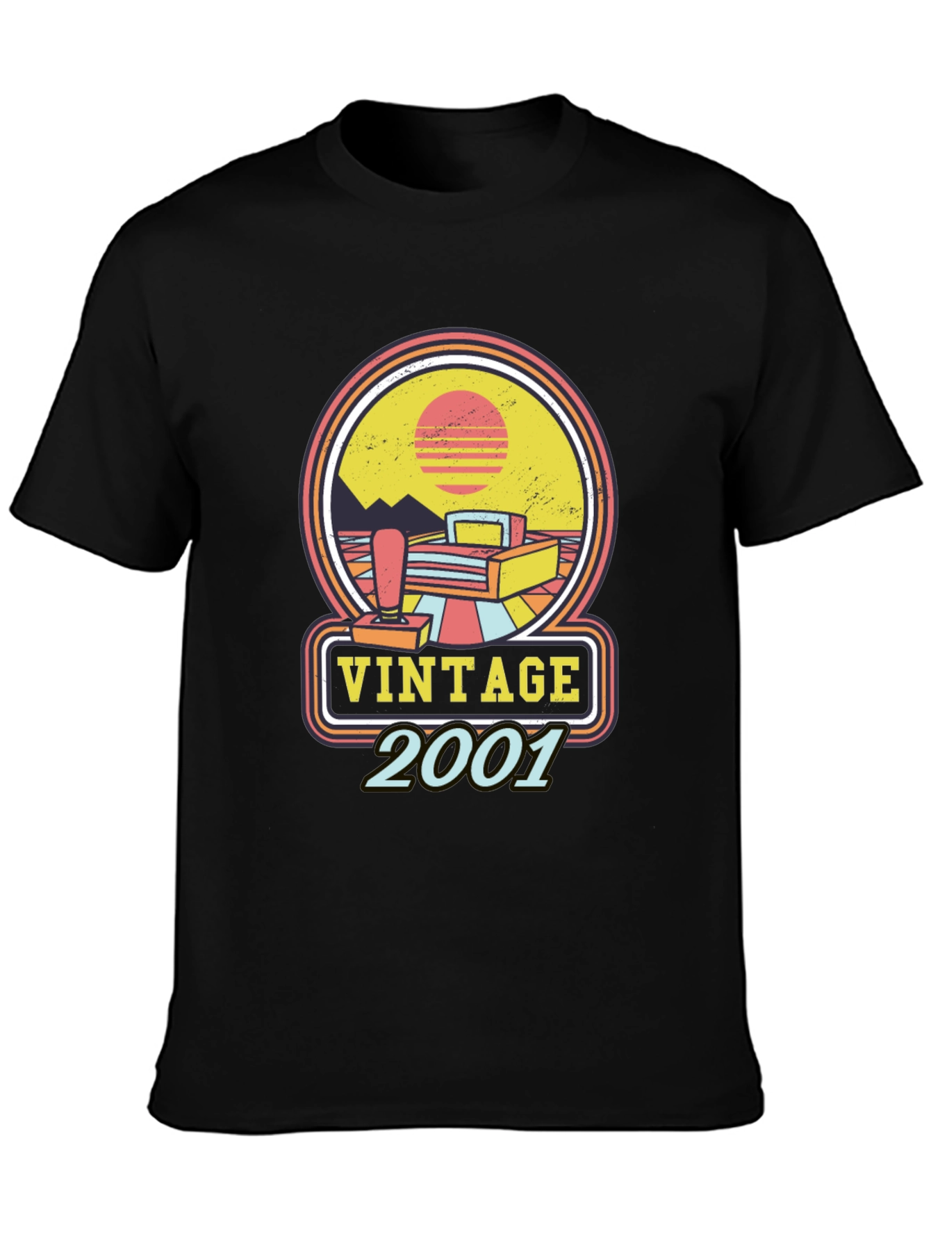 Vintage 2001 Gamer T-Shirt - Retro Style