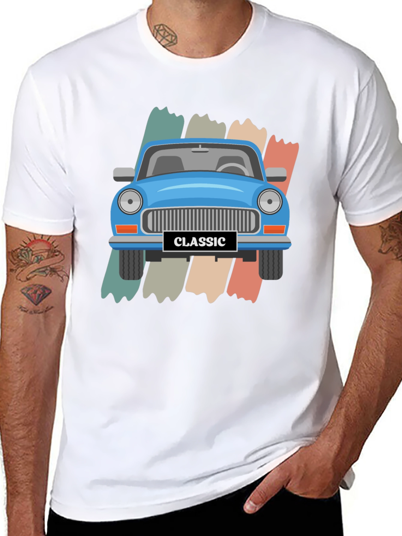 Classic Car Graphic Tee - Retro Style