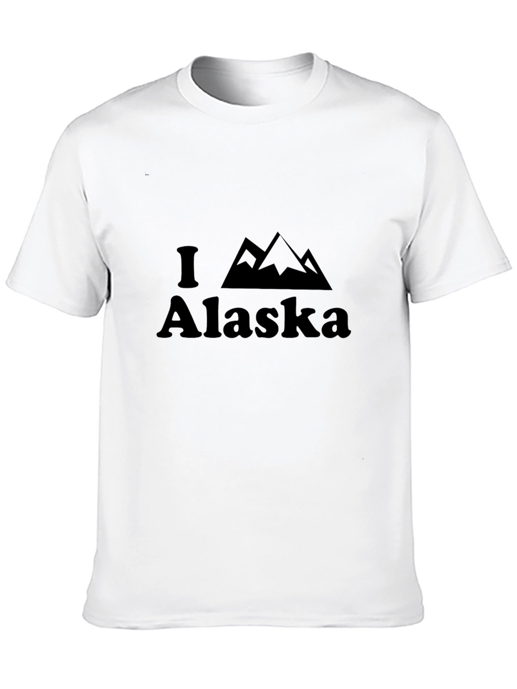 I Love Alaska T-Shirt - Mountain Design