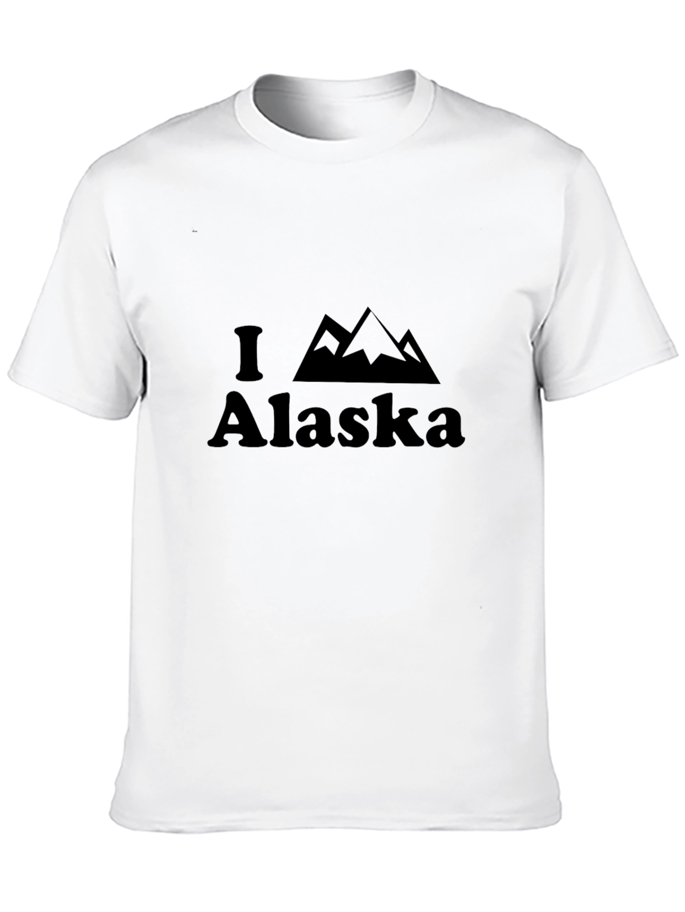 I Love Alaska T-Shirt - Mountain Design