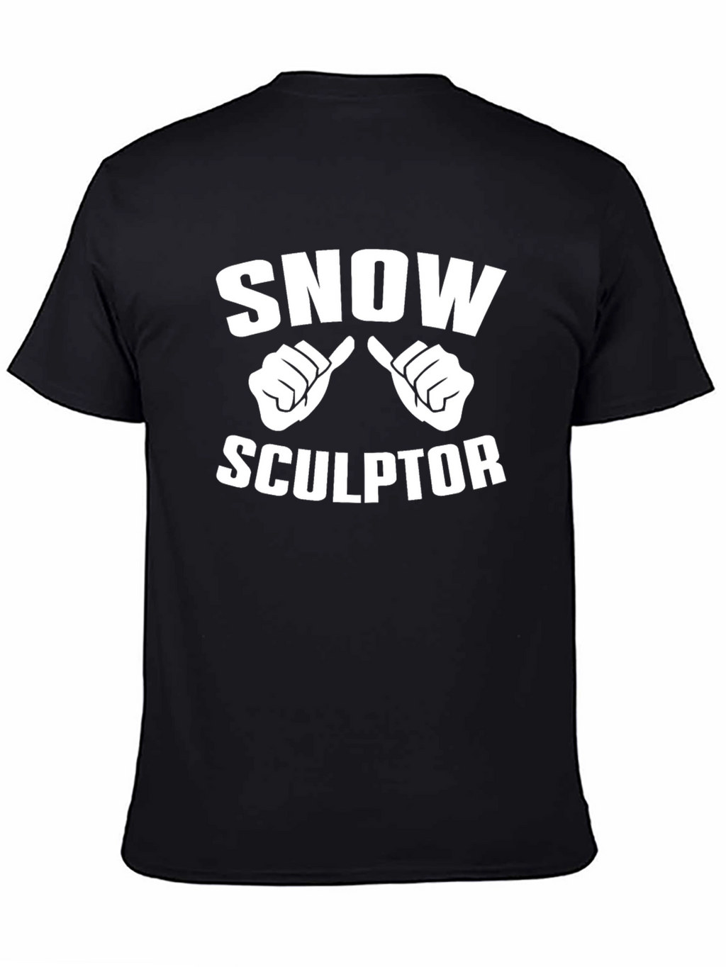 Snow Sculptor T-Shirt - Winter Fun Tee