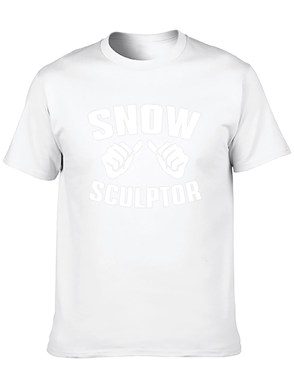 Snow Sculptor T-Shirt - Winter Fun Tee