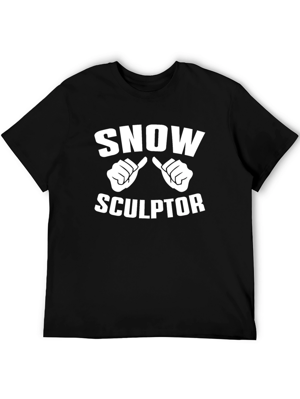 Snow Sculptor T-Shirt - Winter Fun Tee