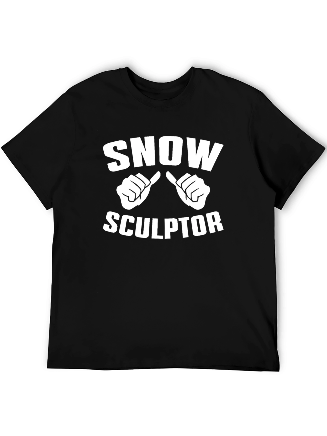 Snow Sculptor T-Shirt - Winter Fun Tee