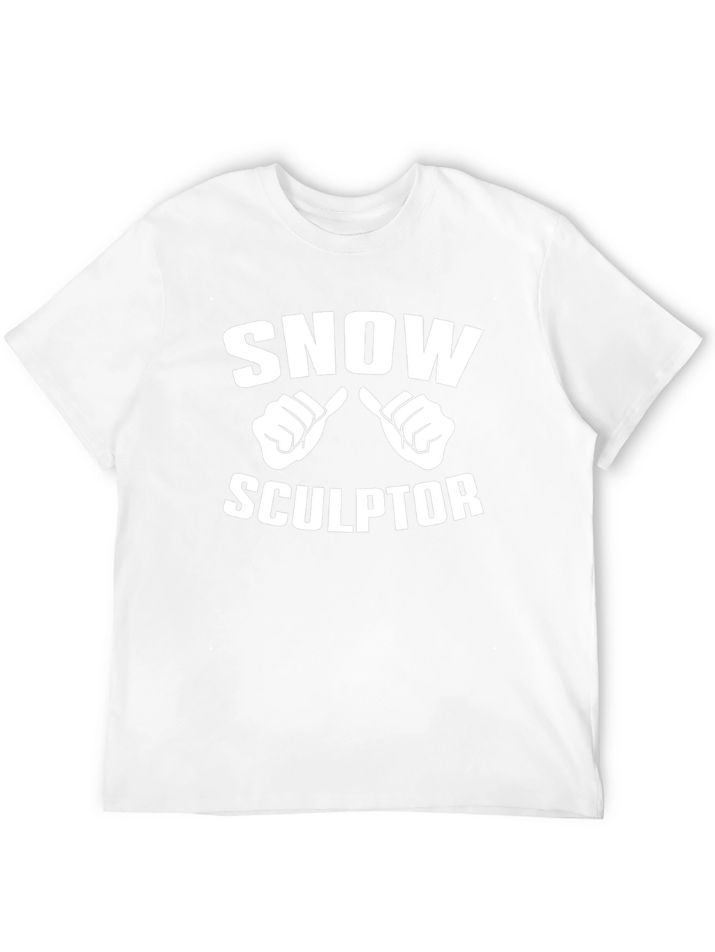 Snow Sculptor T-Shirt - Winter Fun Tee