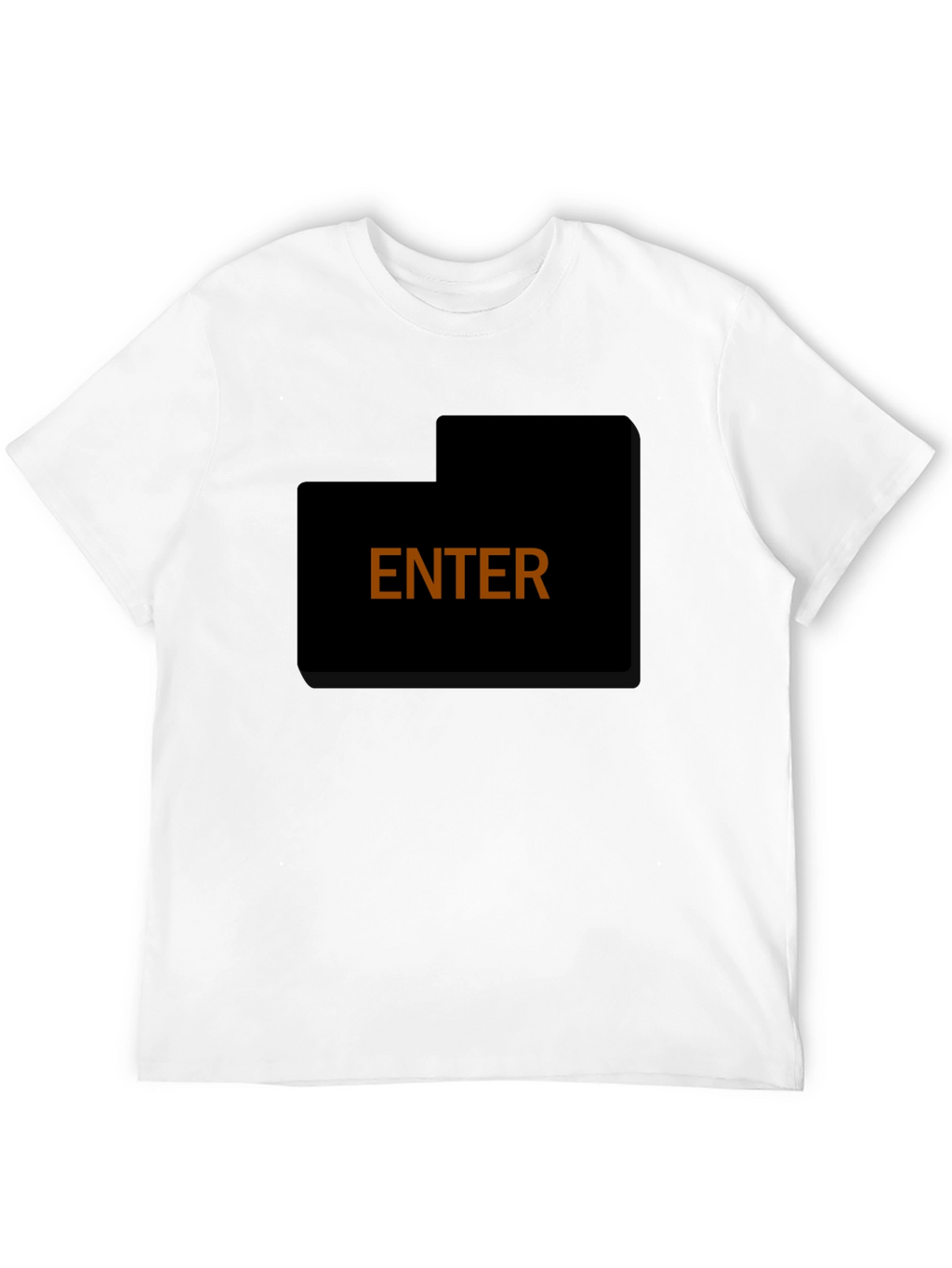 Enter T-Shirt - Simple Bold Design Comfortable Fit