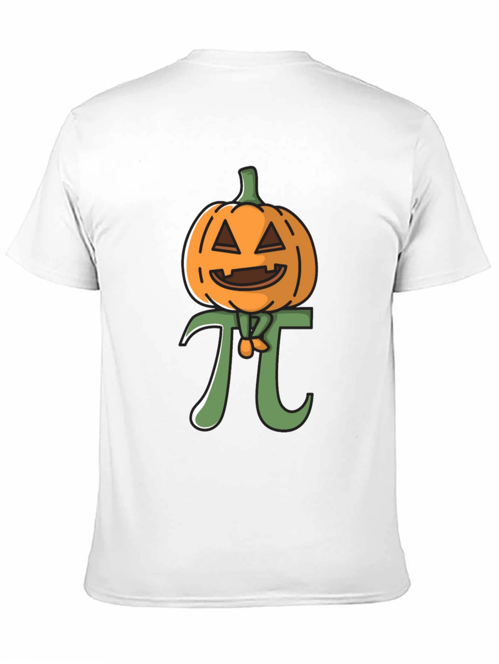 Pumpkin Pi Funny Halloween Math T-Shirt
