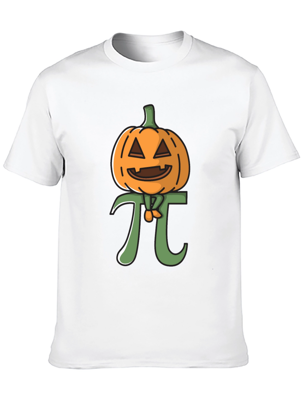 Pumpkin Pi Funny Halloween Math T-Shirt