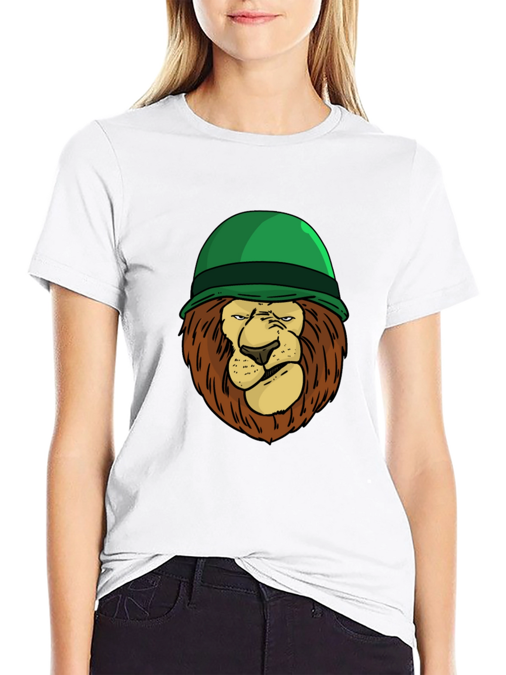 Lion Soldier Graphic Tee