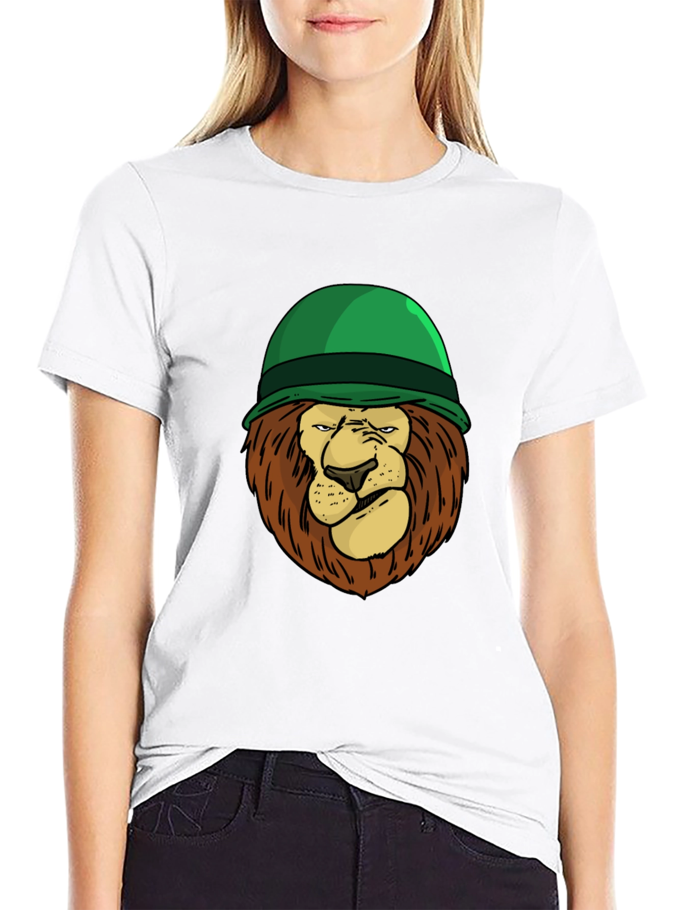 Lion Soldier Graphic Tee