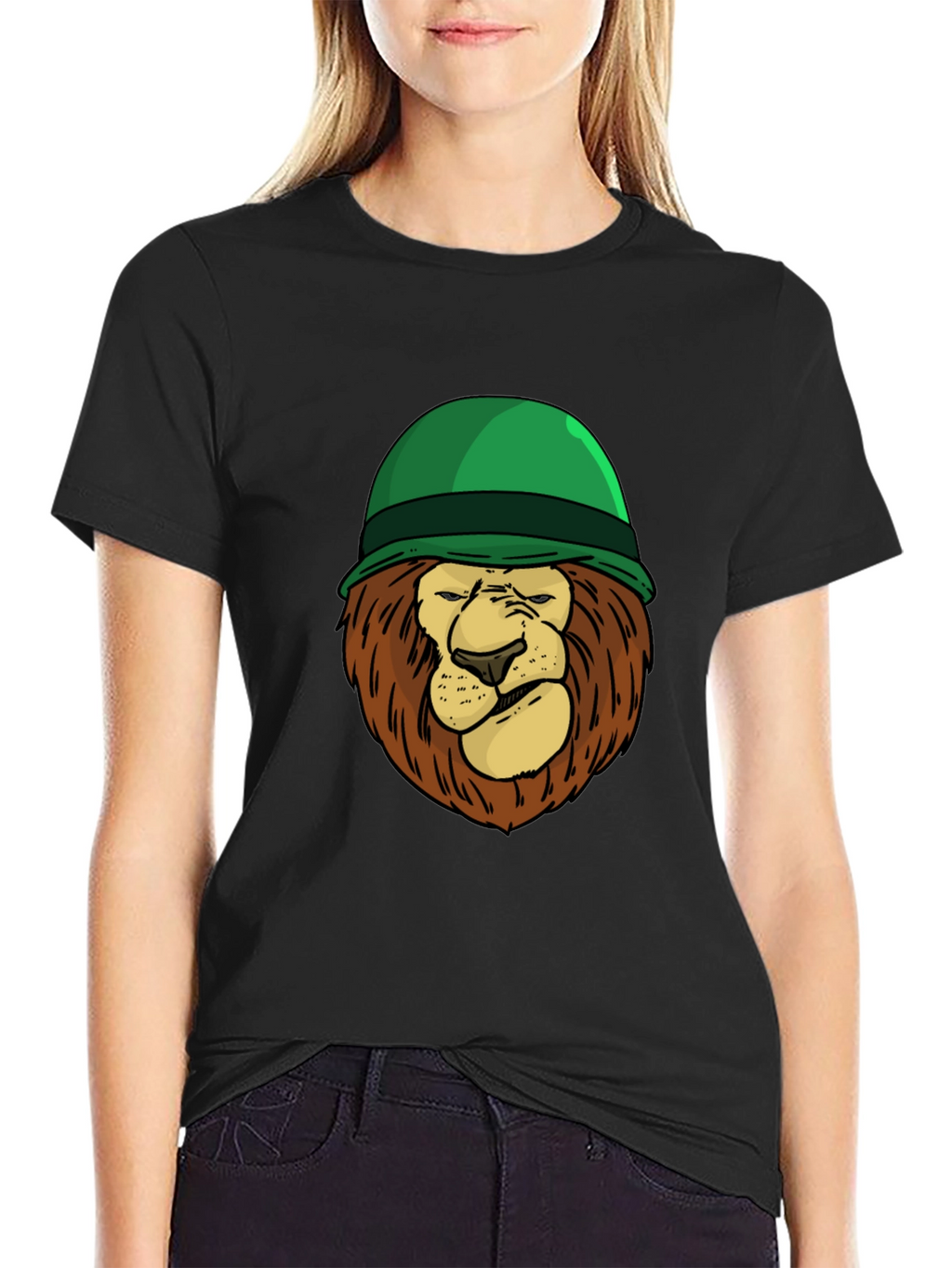 Lion Soldier Graphic Tee