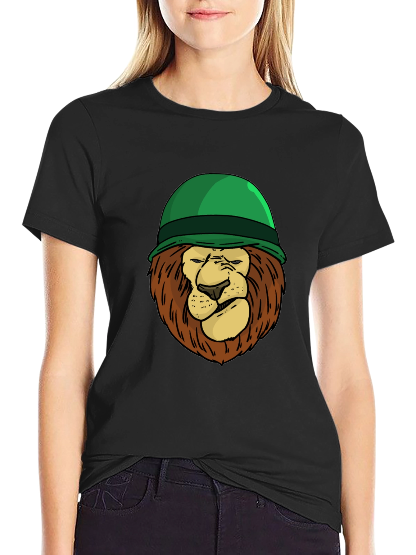 Lion Soldier Graphic Tee