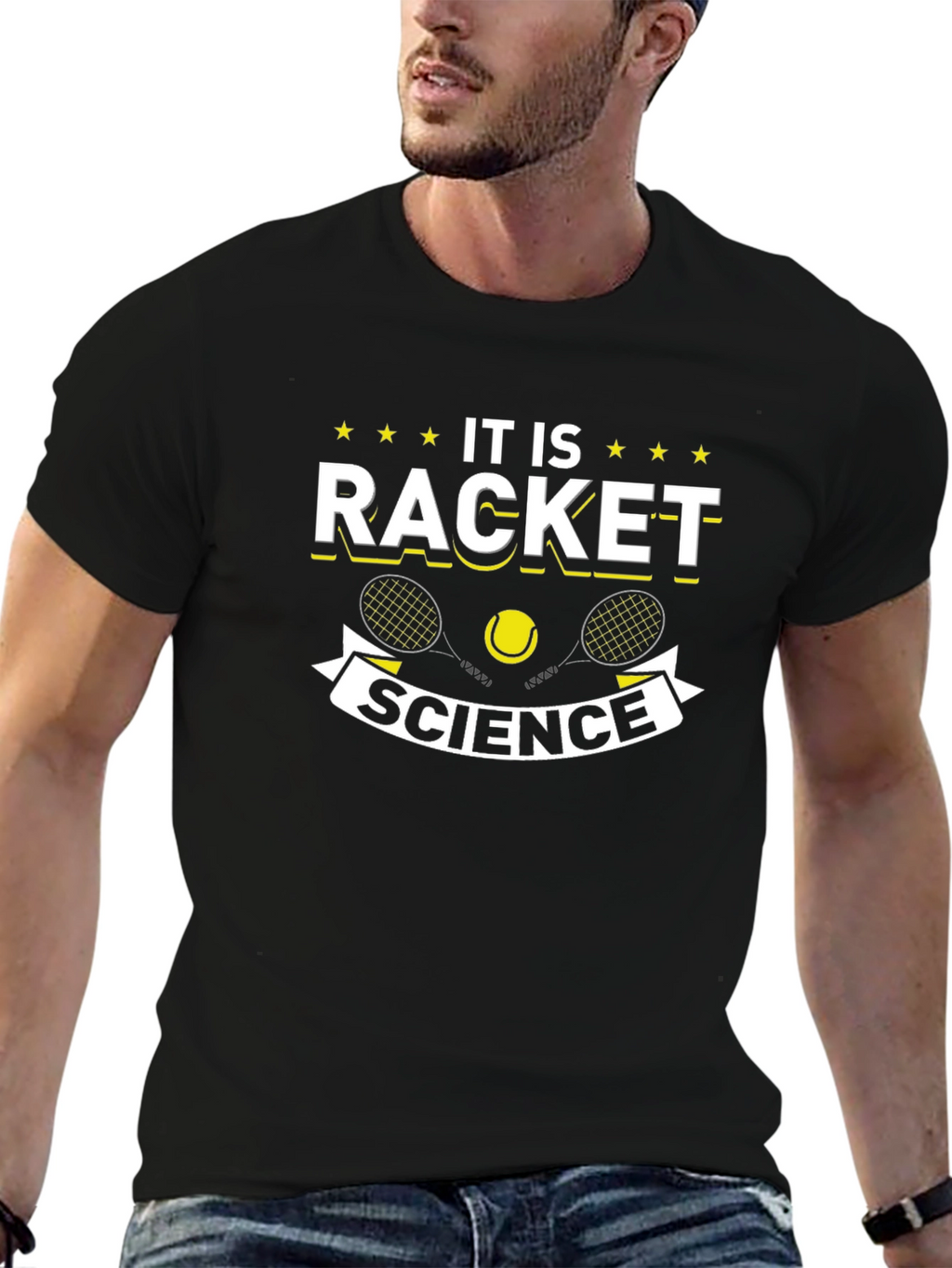 It is Racket Science Graphic T-Shirt