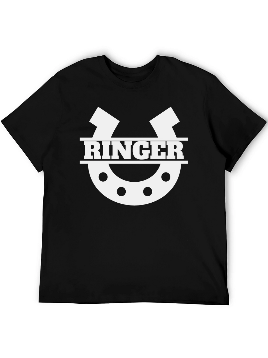 RINGER Horseshoe Graphic T-Shirt - Black