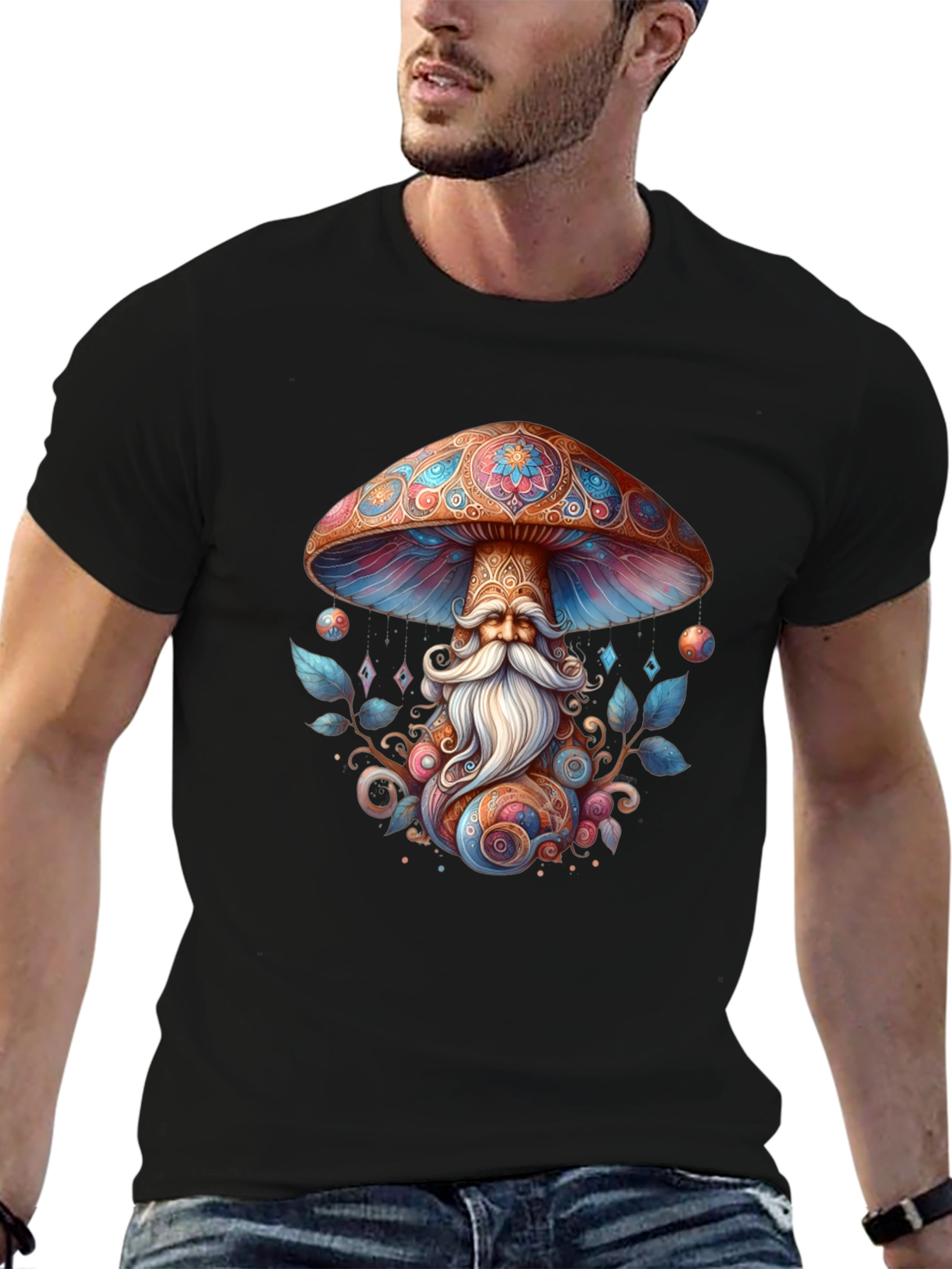 Wizard Mushroom Graphic Tee