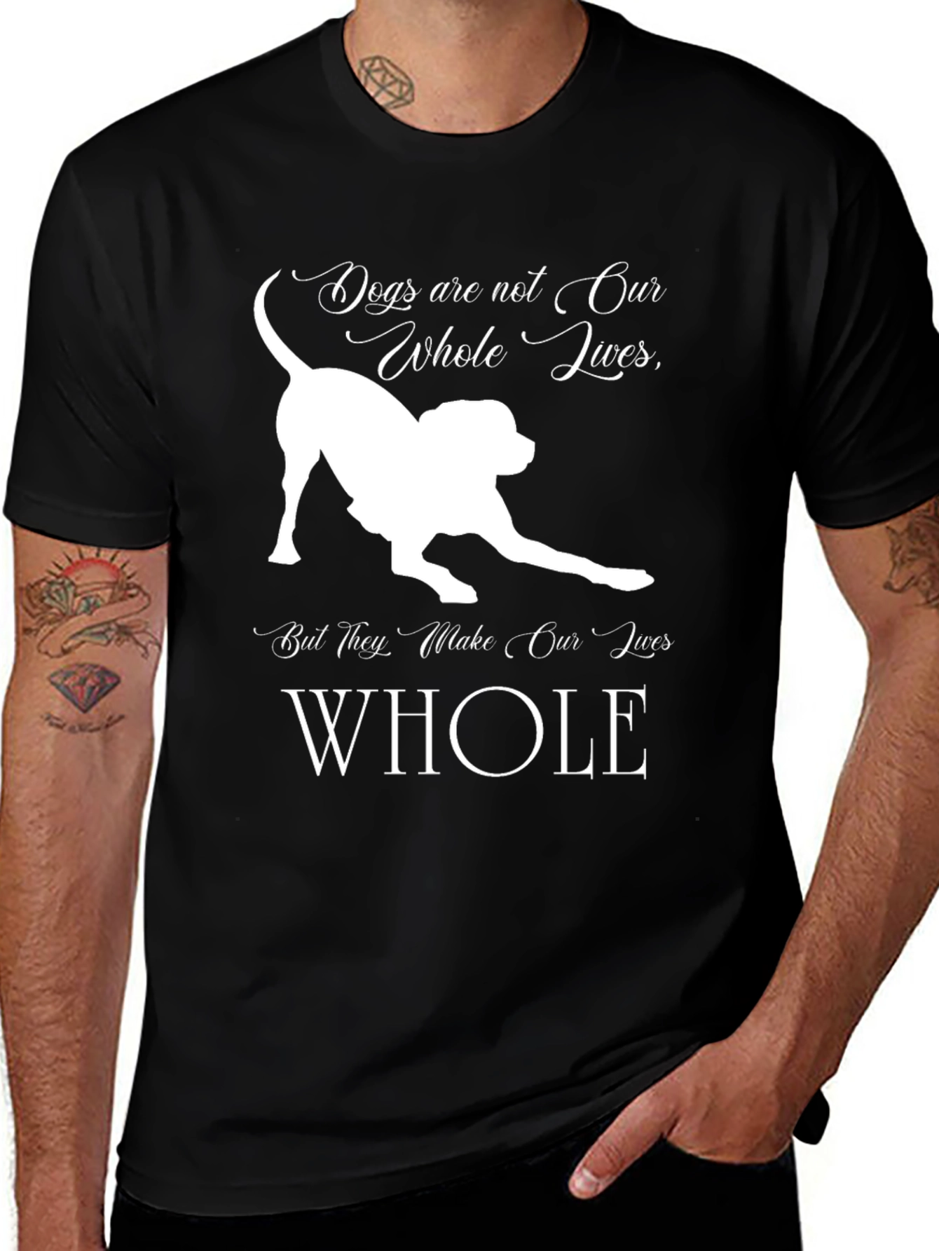 Dog Lover T-Shirt - Dogs are not our whole lives