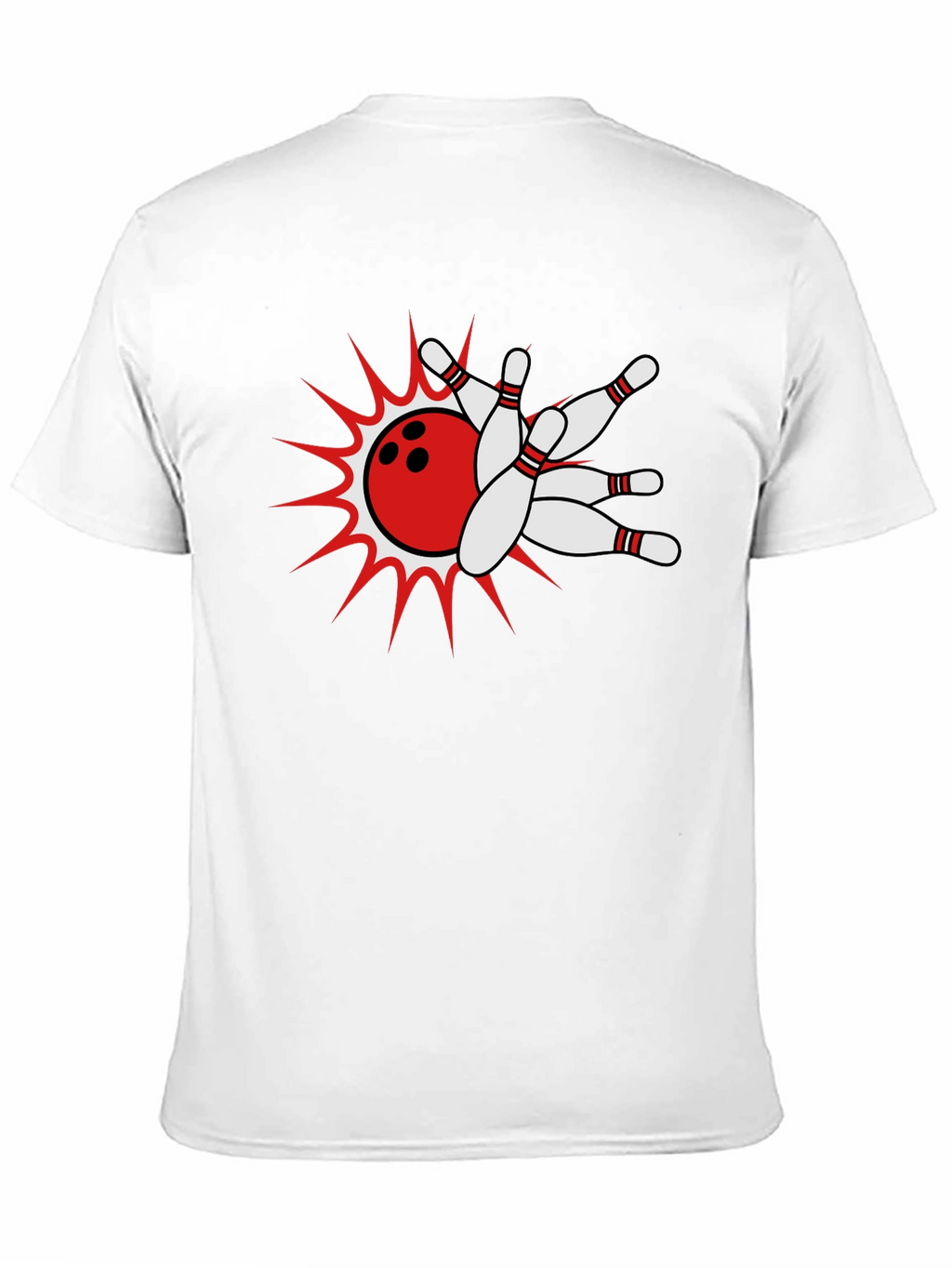 Bowling Strike Black T-Shirt