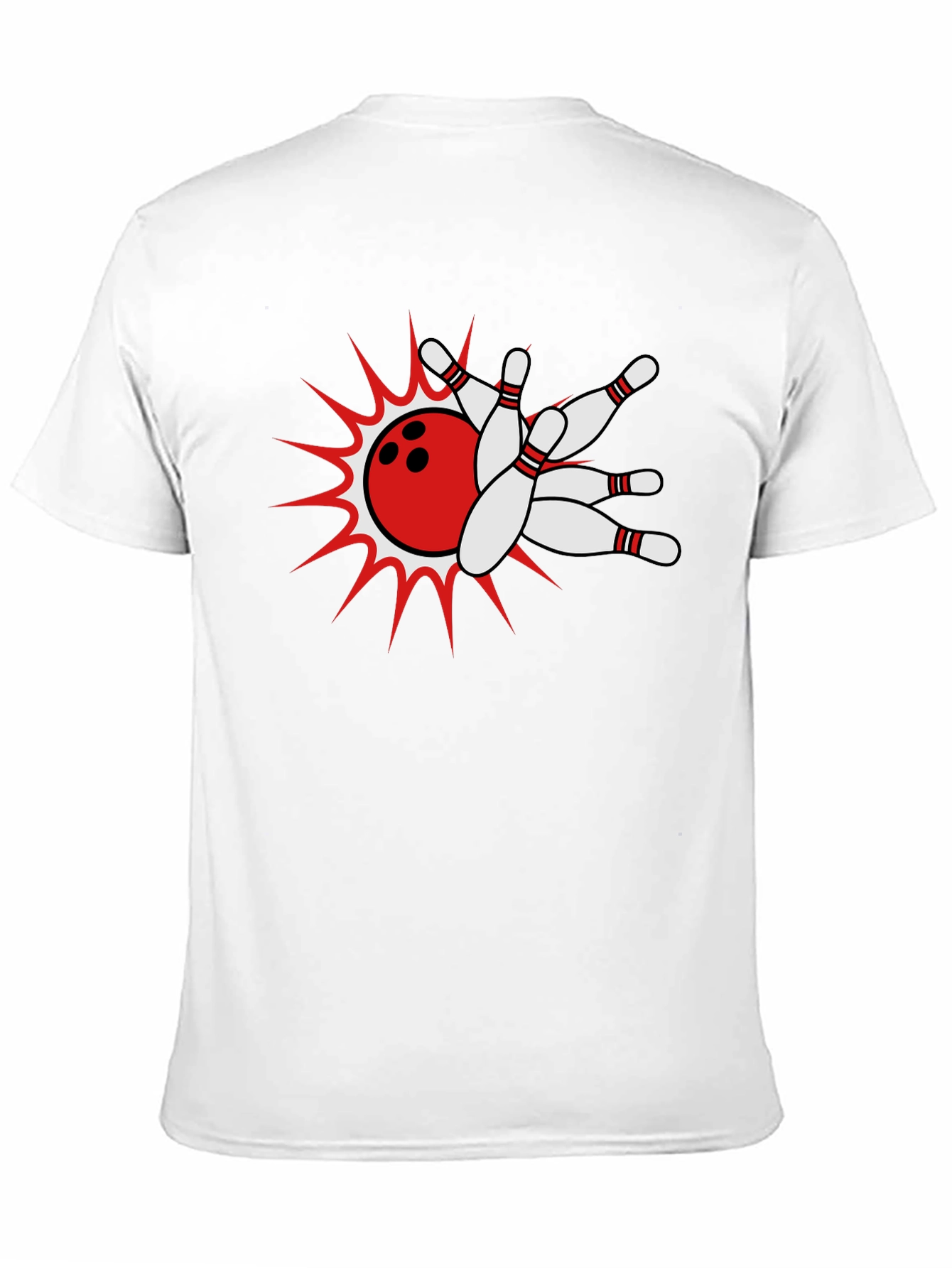 Bowling Strike Black T-Shirt