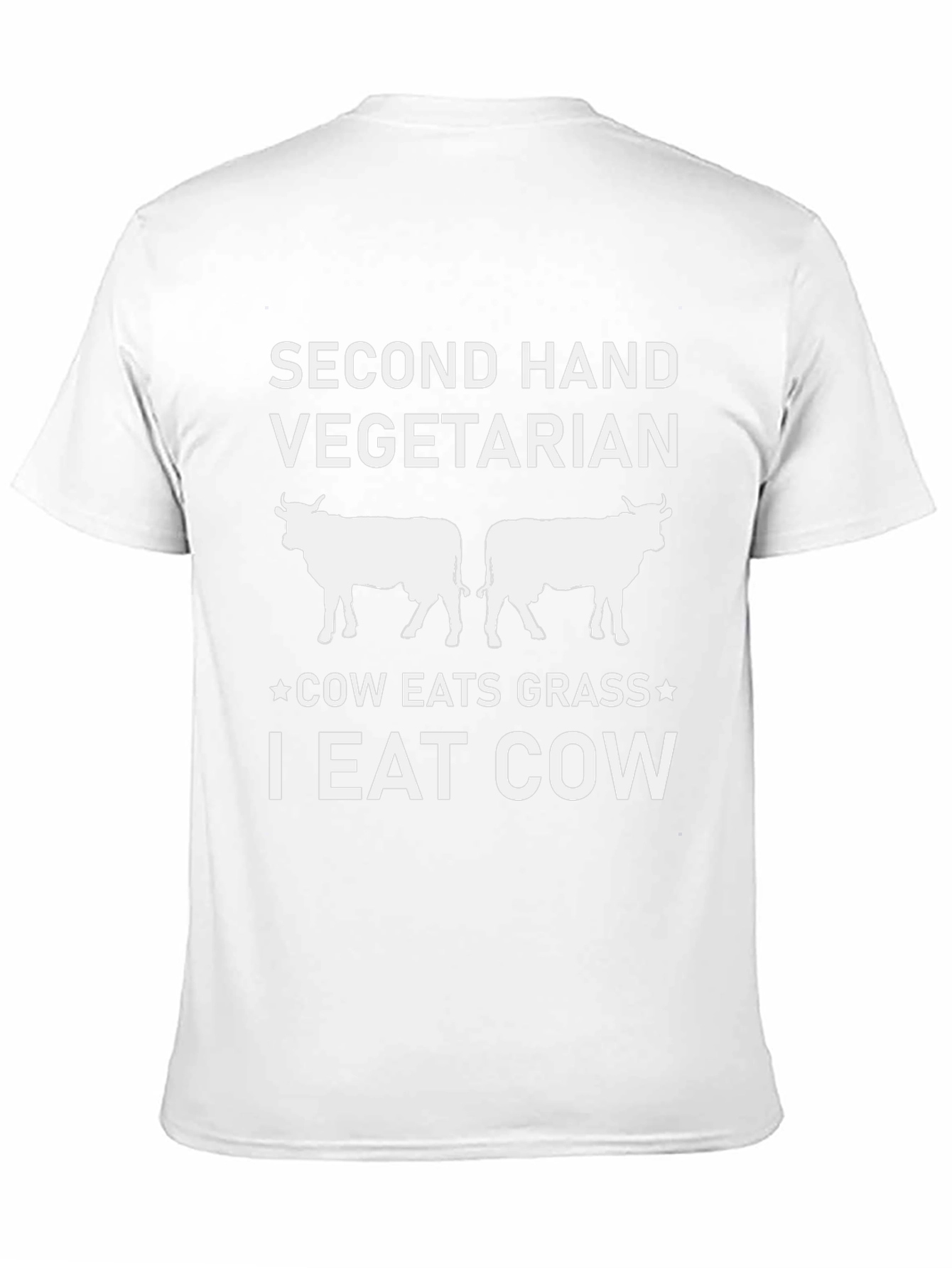 Second Hand Vegetarian Graphic T-Shirt