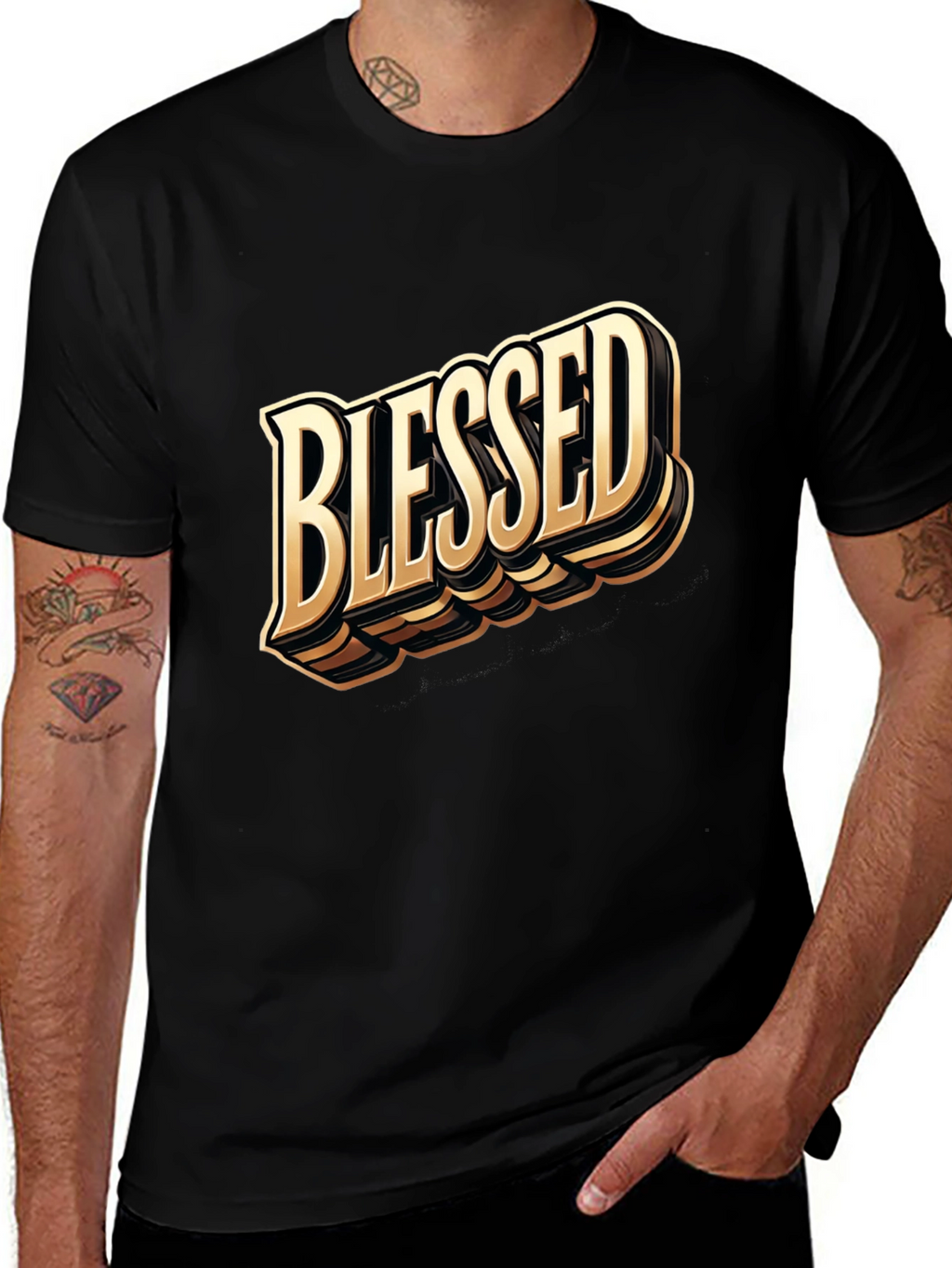 Blessed Graphic T-Shirt - Menswear
