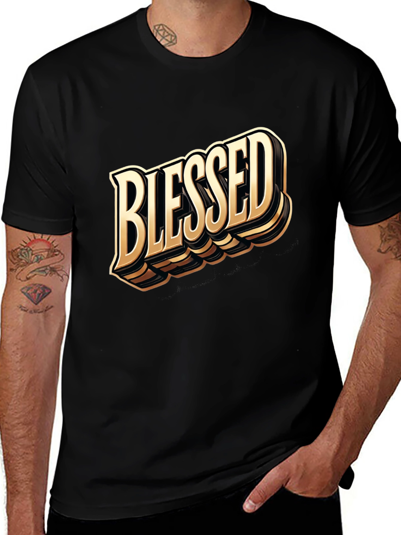 Blessed Graphic T-Shirt - Menswear
