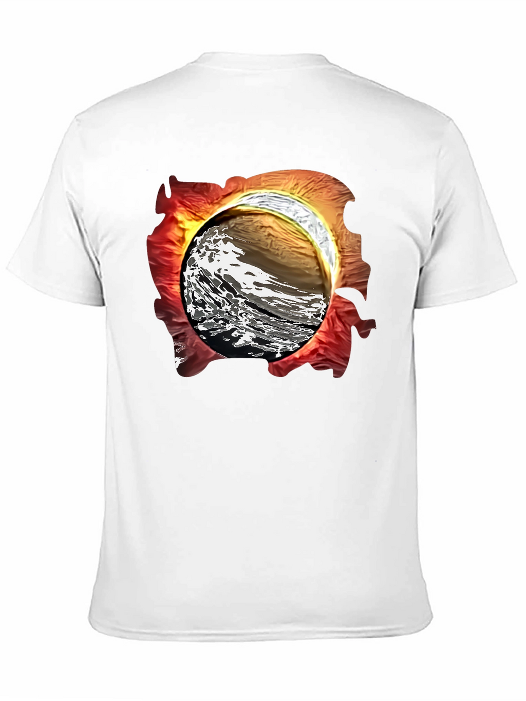 Abstract Wave Graphic T-Shirt