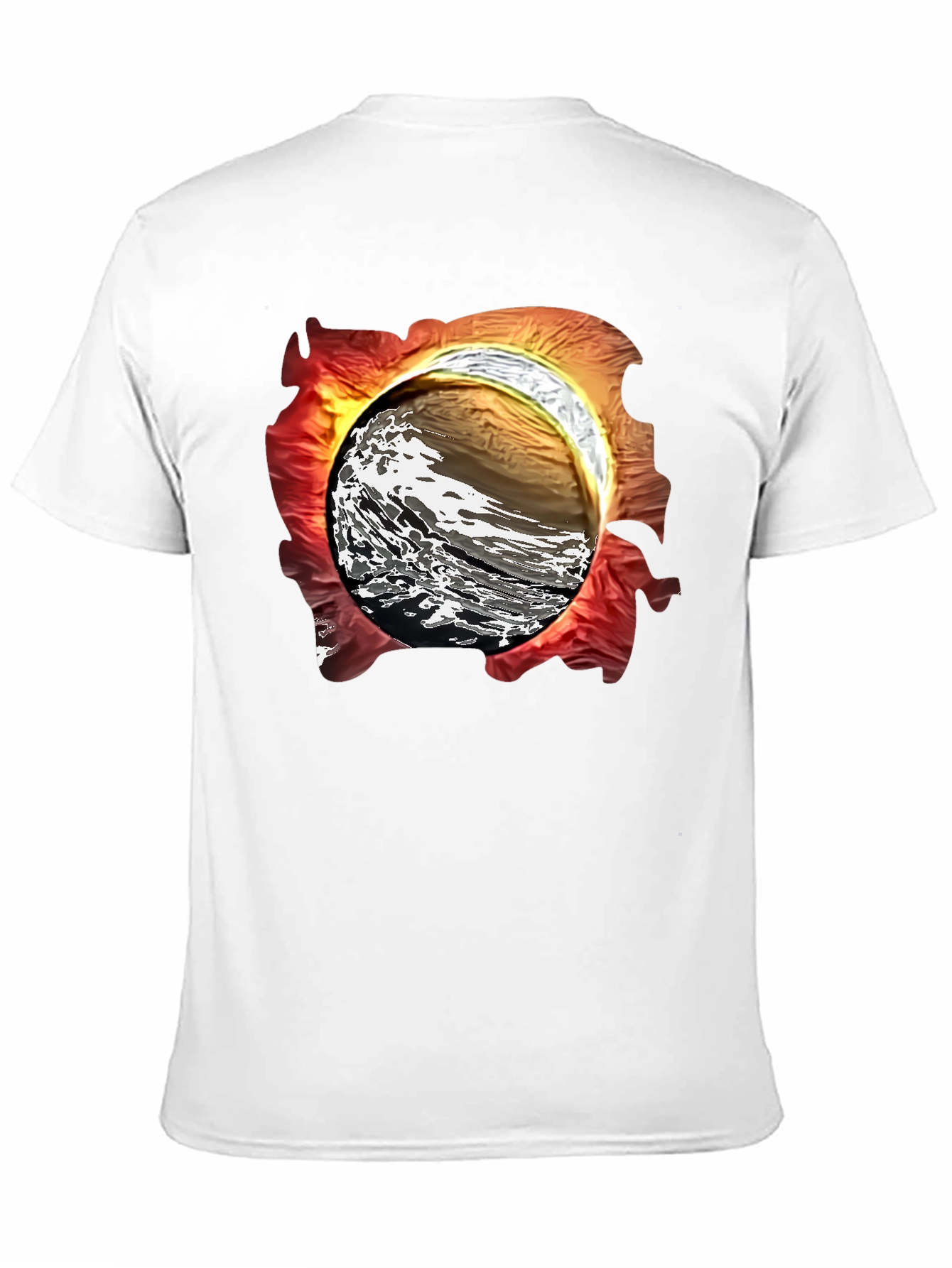 Abstract Wave Graphic T-Shirt