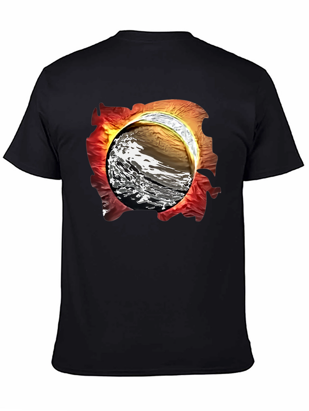 Abstract Wave Graphic T-Shirt