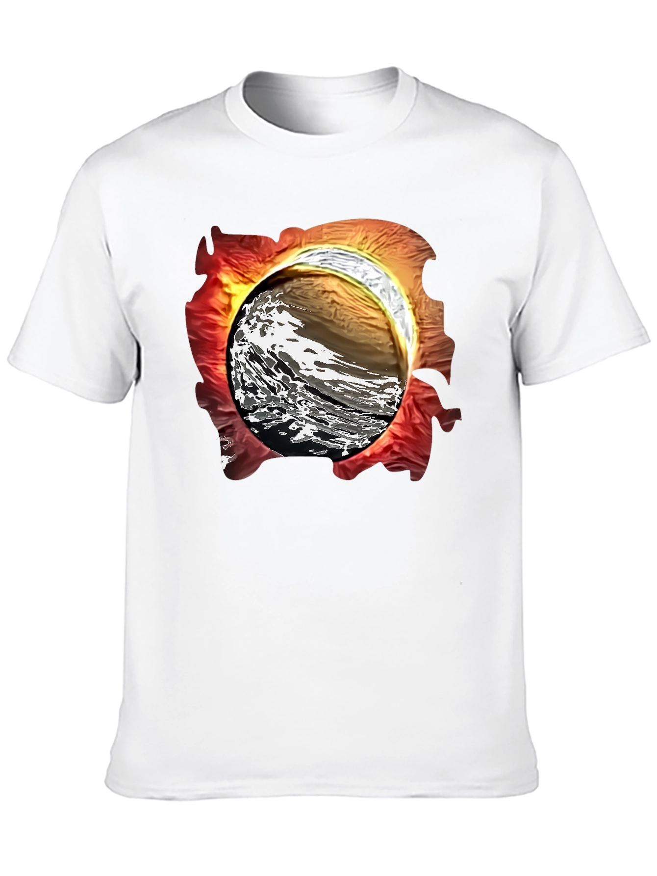 Abstract Wave Graphic T-Shirt