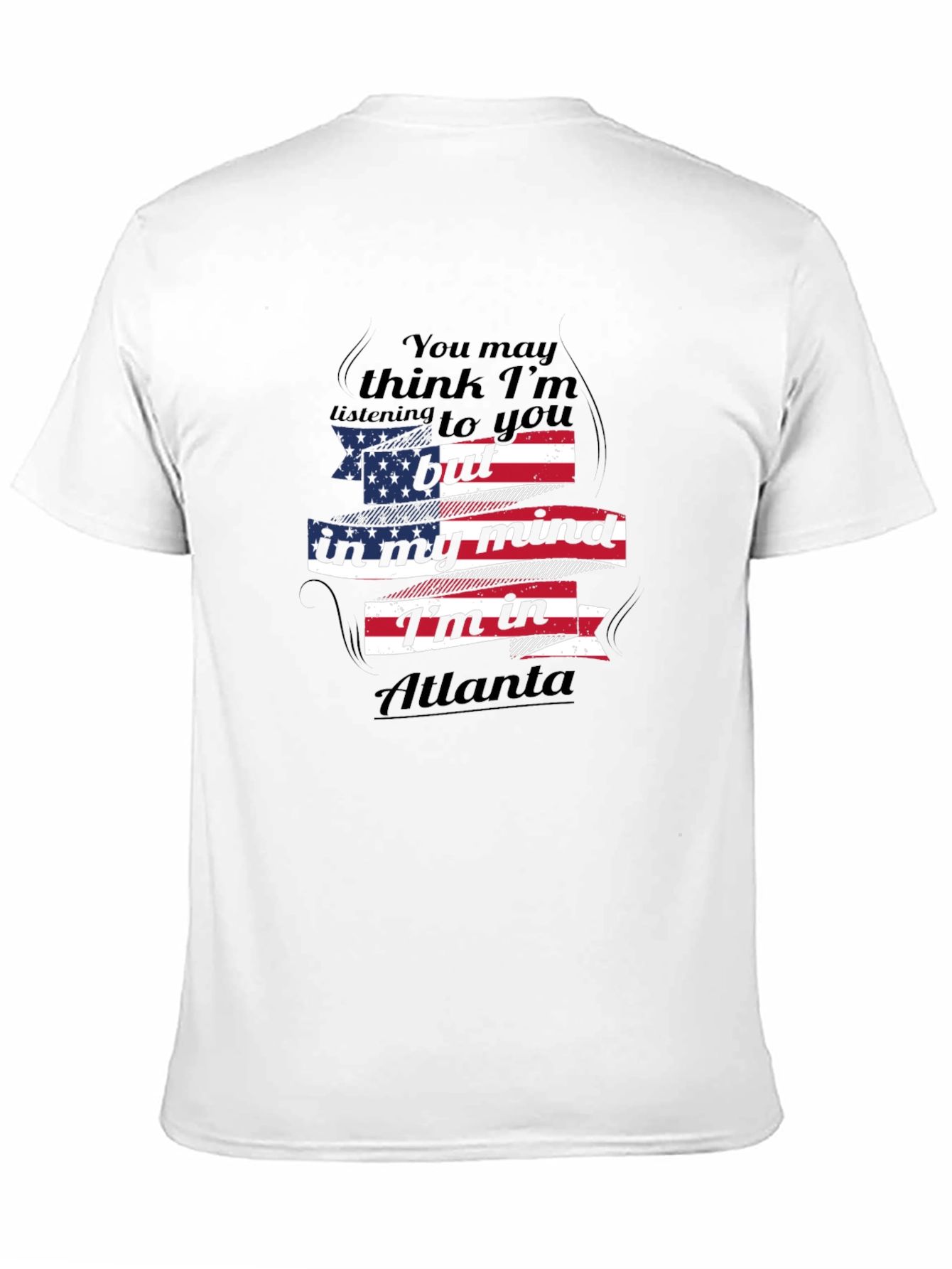 Atlanta Mind T-Shirt - Patriotic USA Flag Design