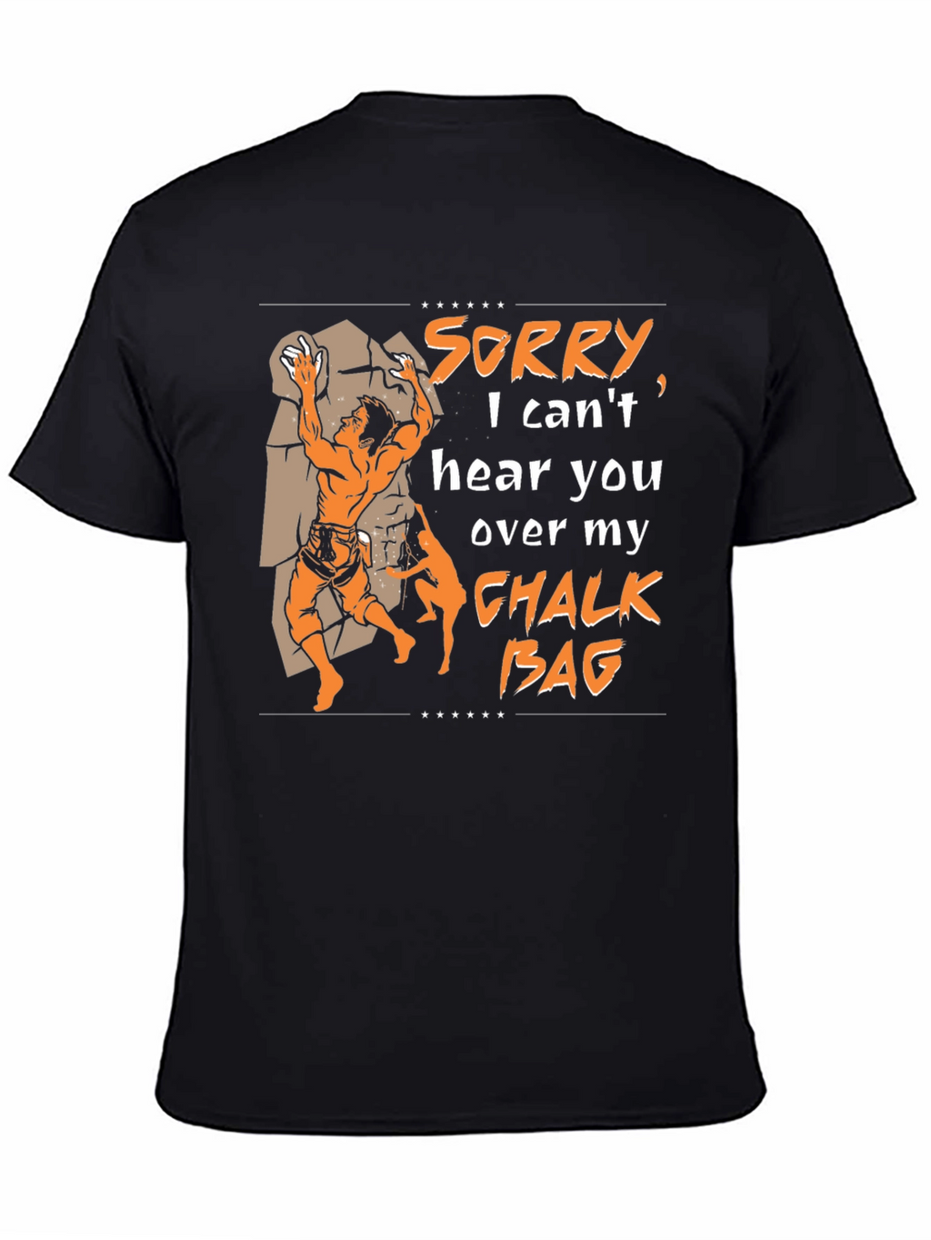 Climbing Chalk Bag Graphic T-Shirt