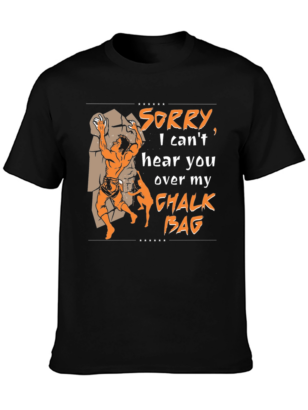 Climbing Chalk Bag Graphic T-Shirt