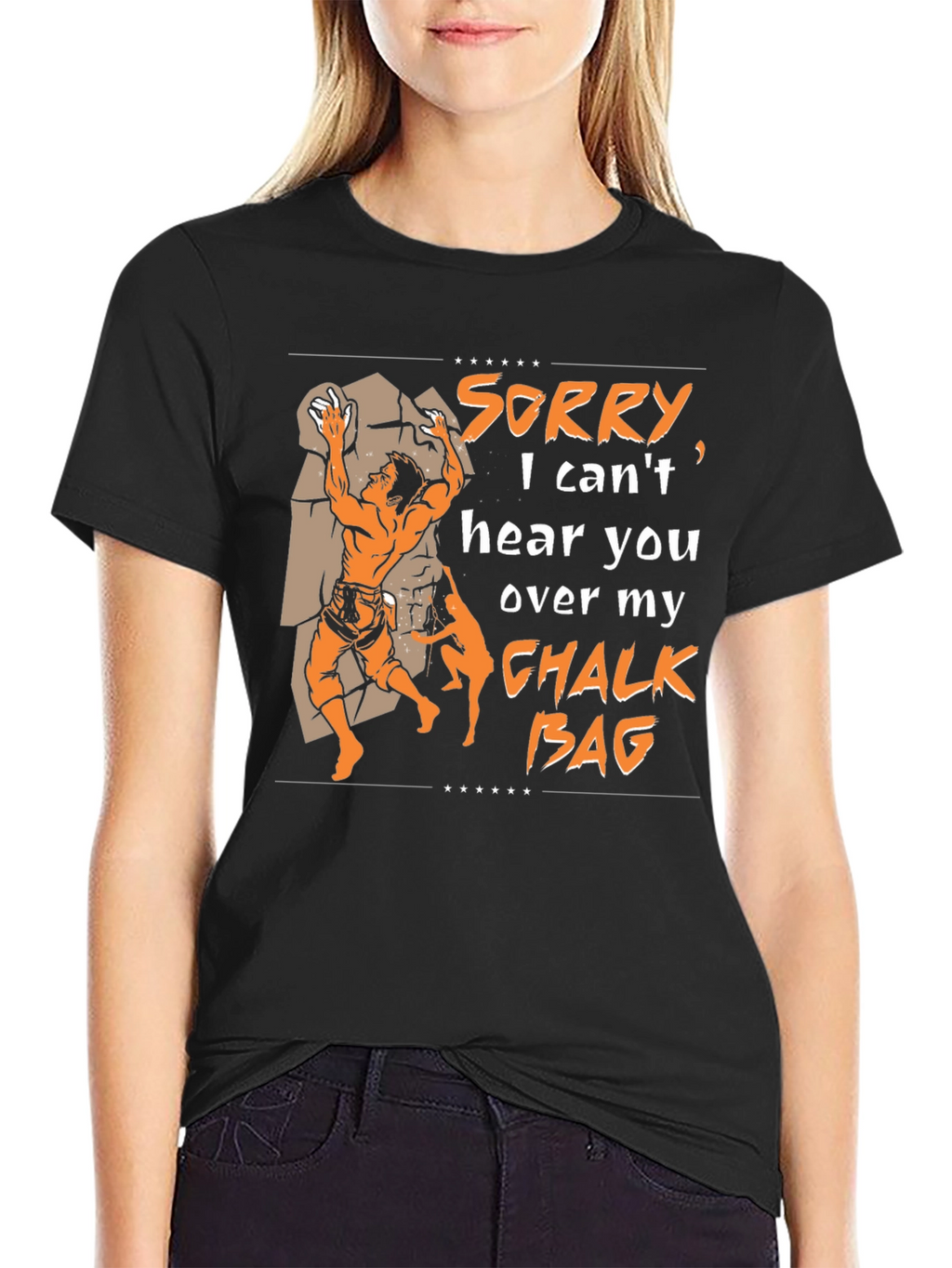 Climbing Chalk Bag Graphic T-Shirt