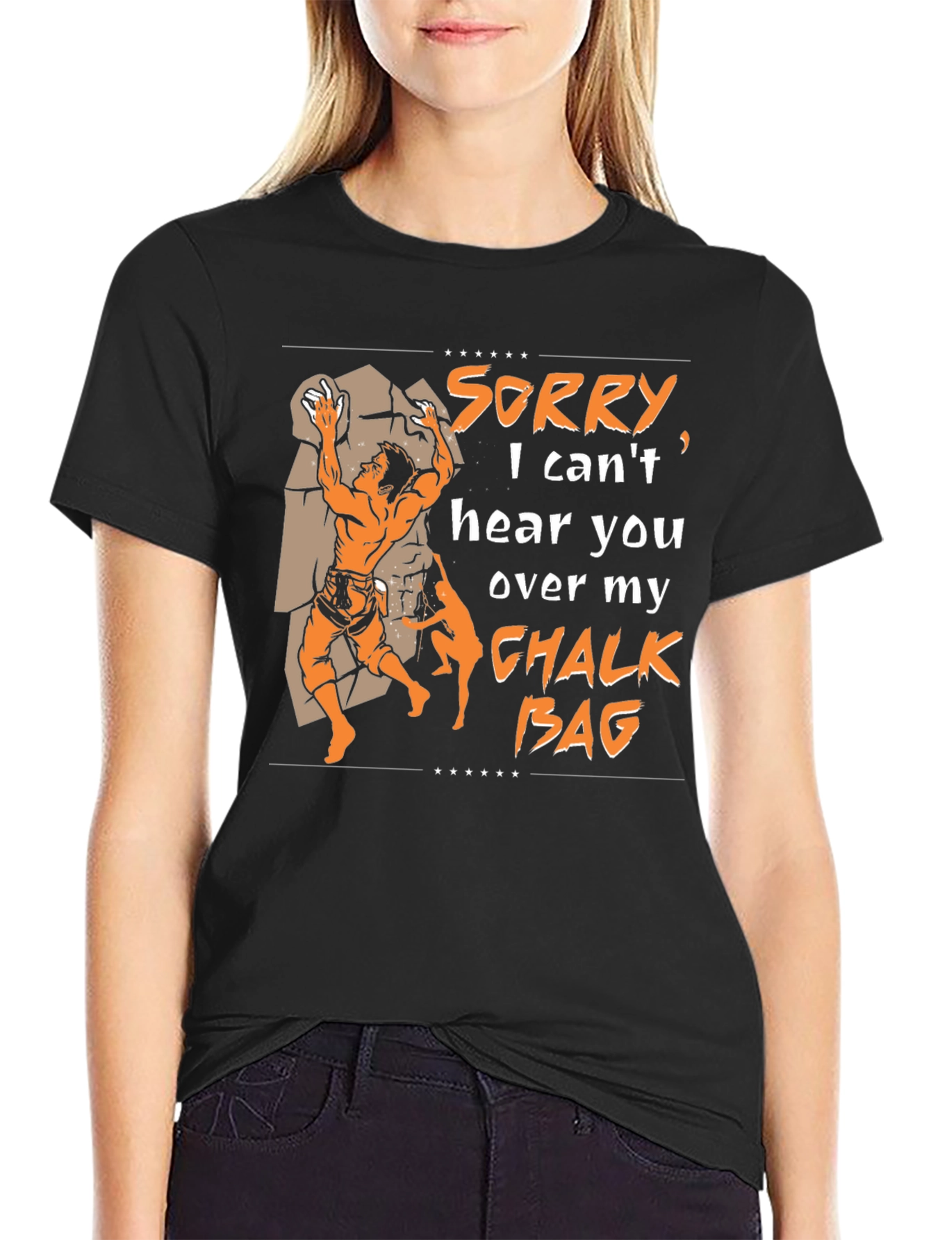 Climbing Chalk Bag Graphic T-Shirt