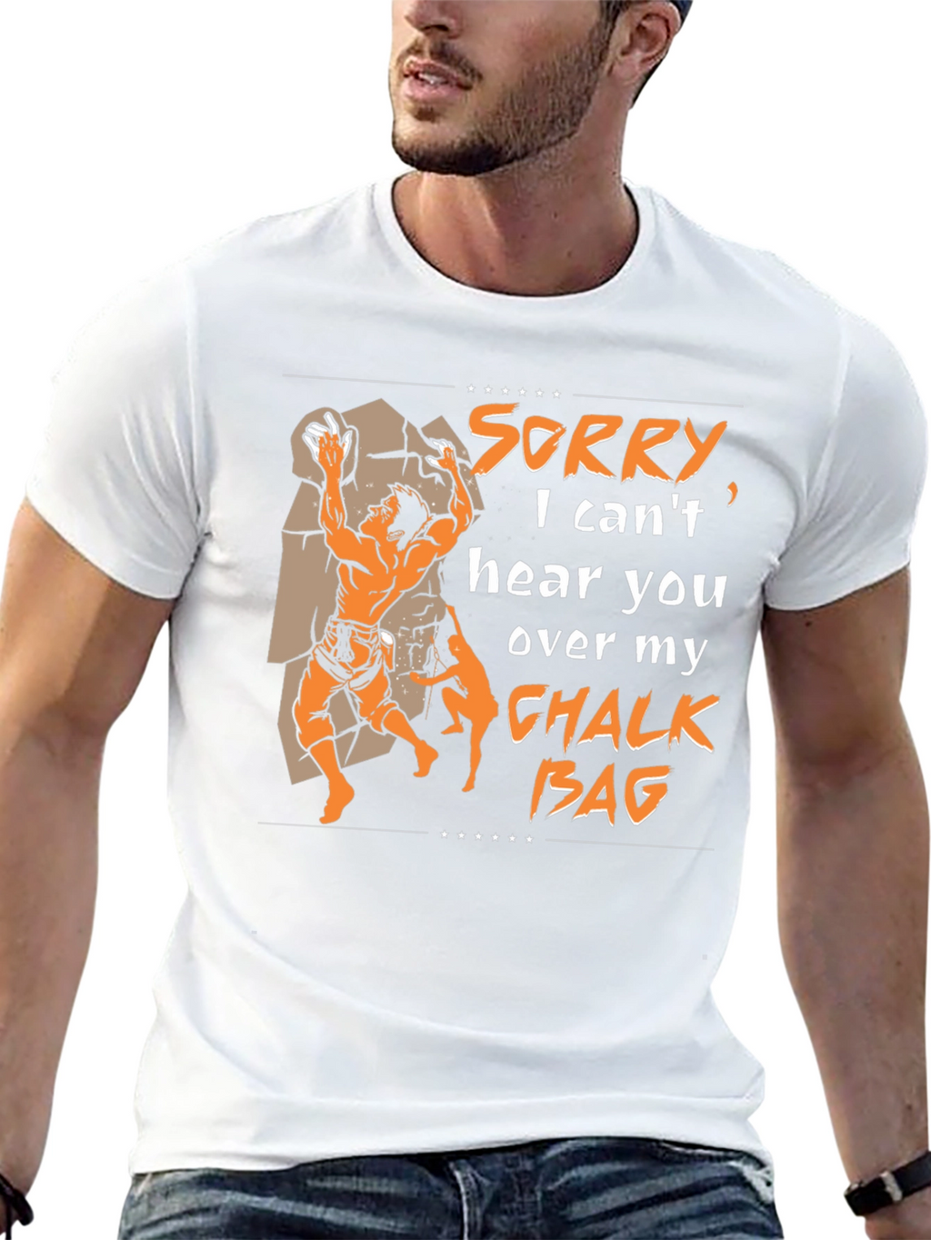 Climbing Chalk Bag Graphic T-Shirt