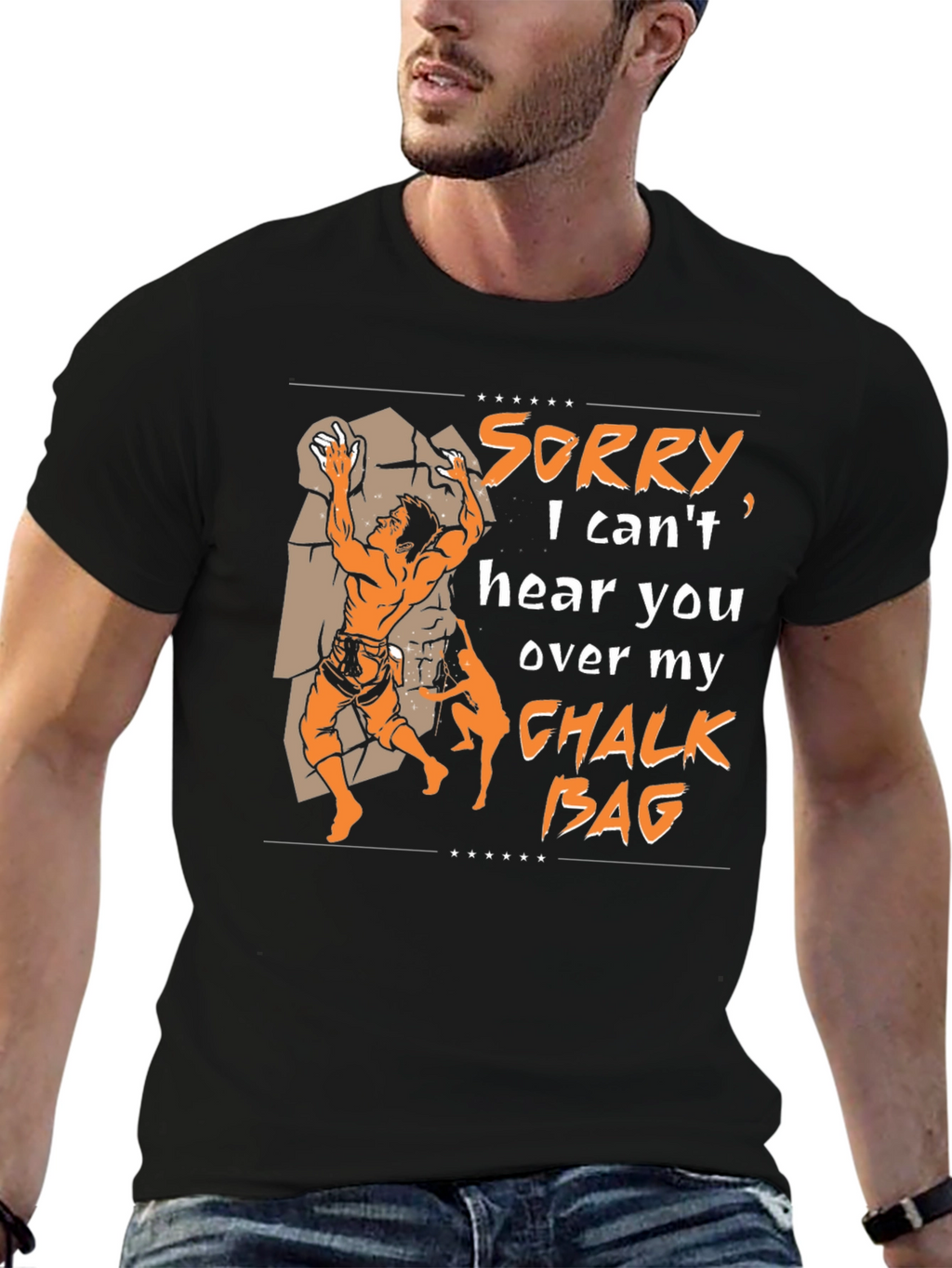 Climbing Chalk Bag Graphic T-Shirt