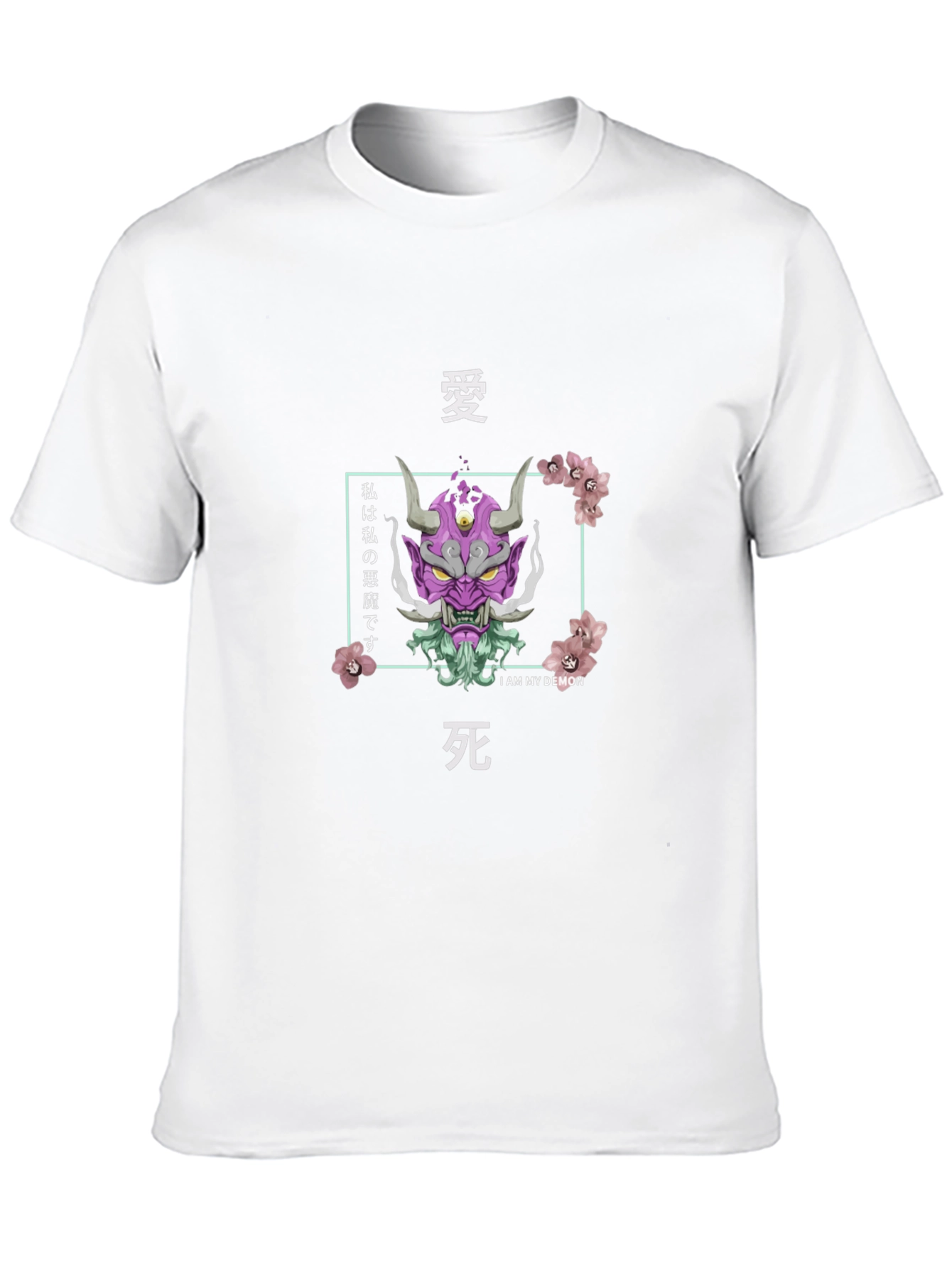 Japanese Oni Demon Graphic T-Shirt