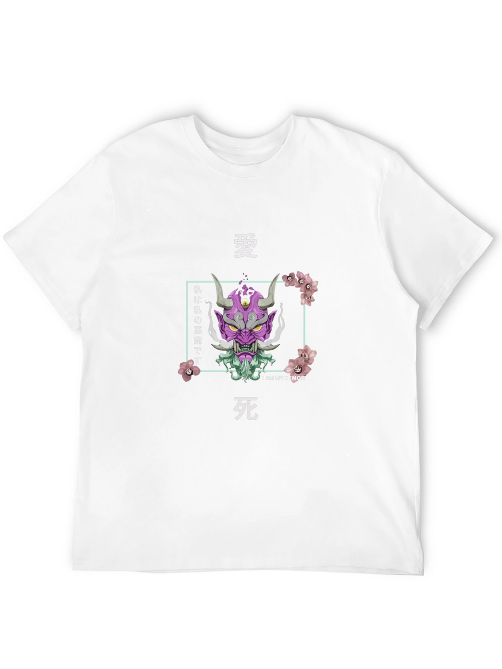 Japanese Oni Demon Graphic T-Shirt