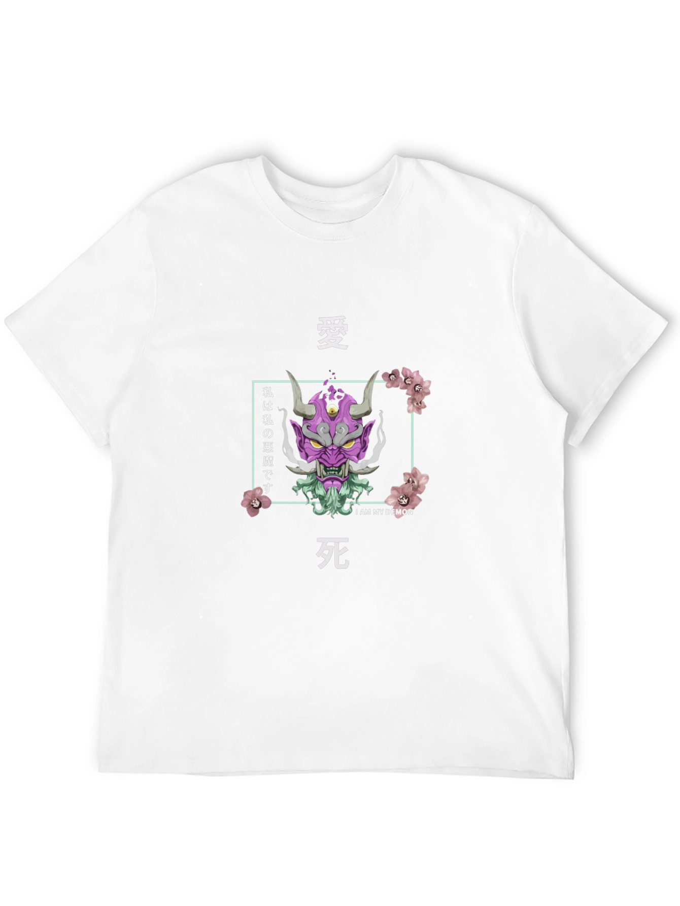 Japanese Oni Demon Graphic T-Shirt