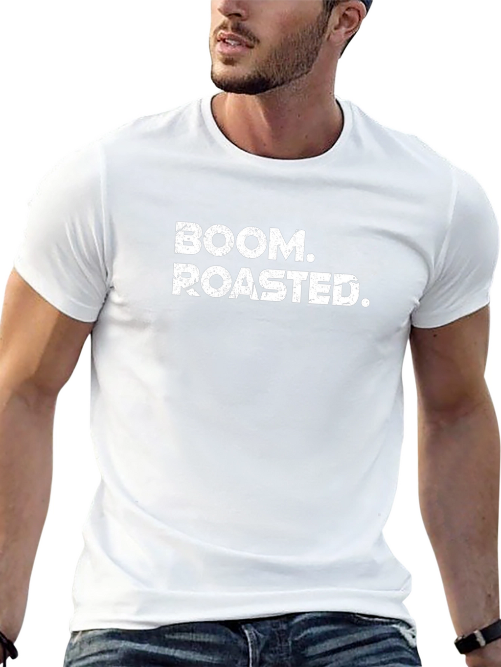 Boom Roasted Funny Slogan T-Shirt