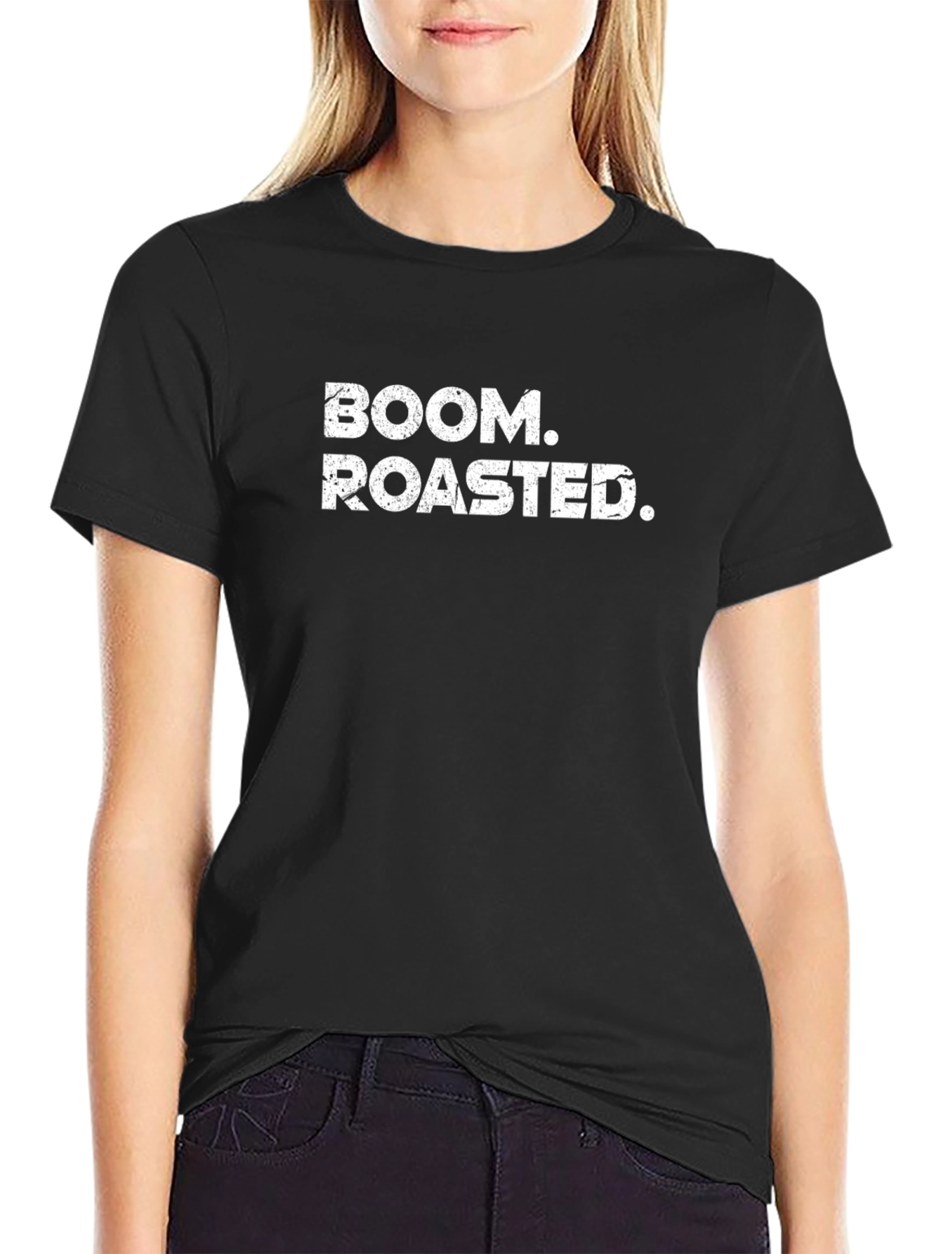 Boom Roasted Funny Slogan T-Shirt