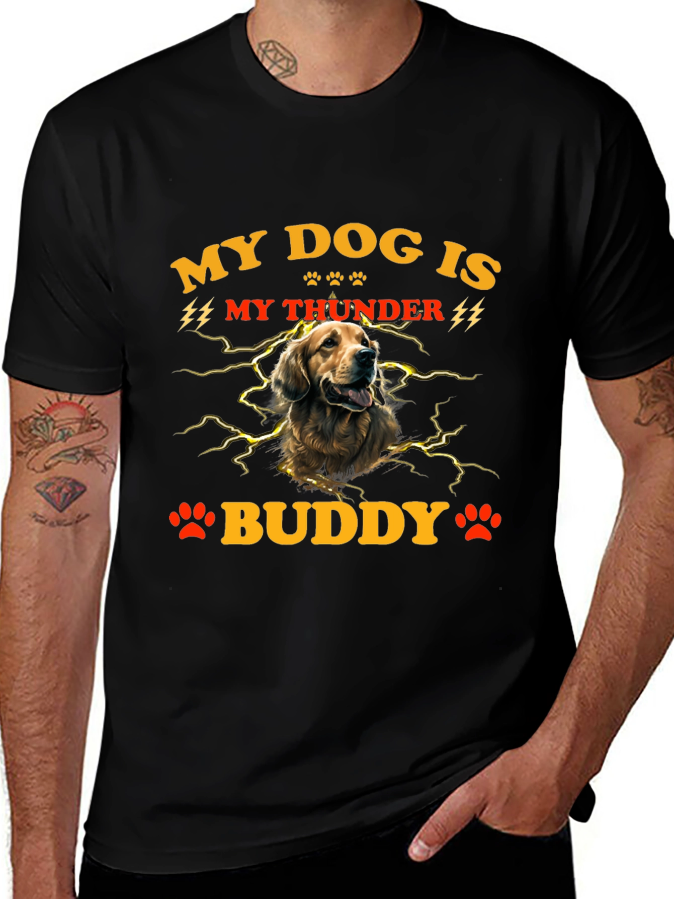My Dog Is My Thunder Buddy T-Shirt