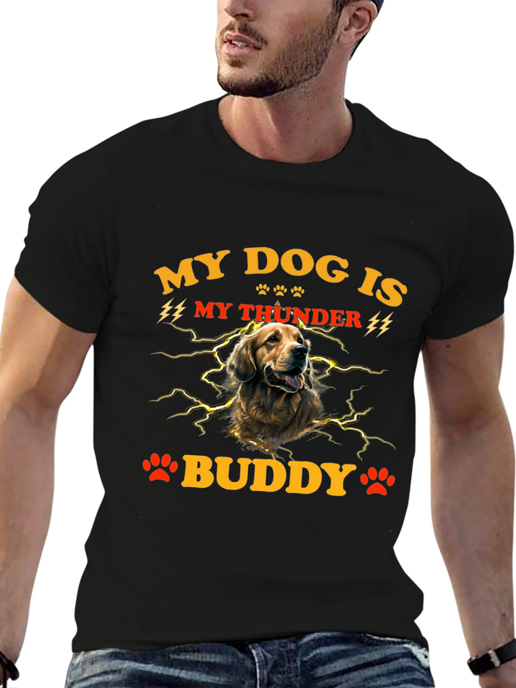 My Dog Is My Thunder Buddy T-Shirt