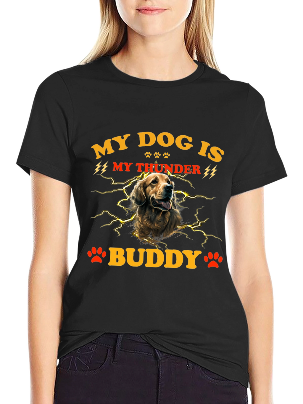 My Dog Is My Thunder Buddy T-Shirt