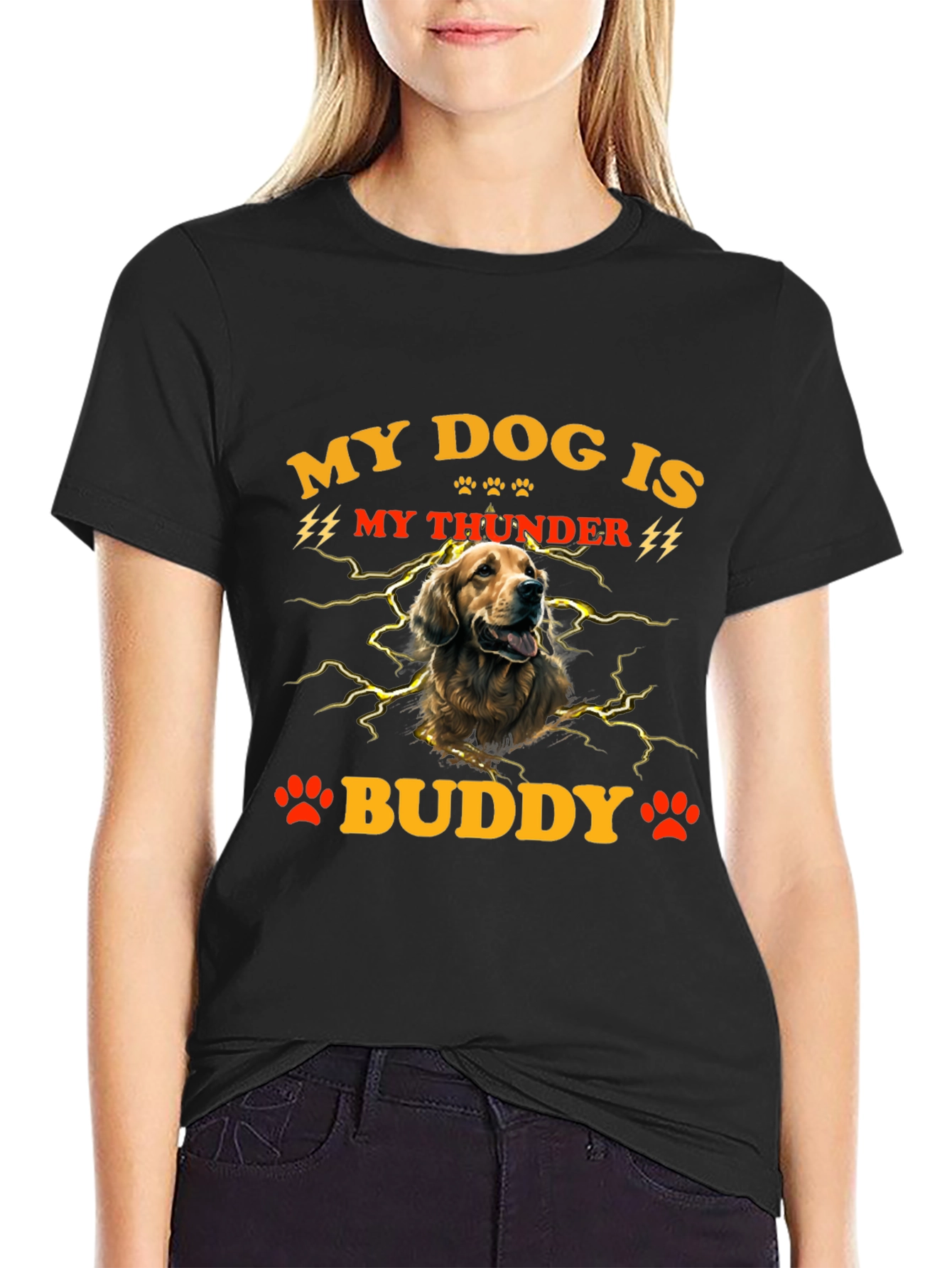 My Dog Is My Thunder Buddy T-Shirt