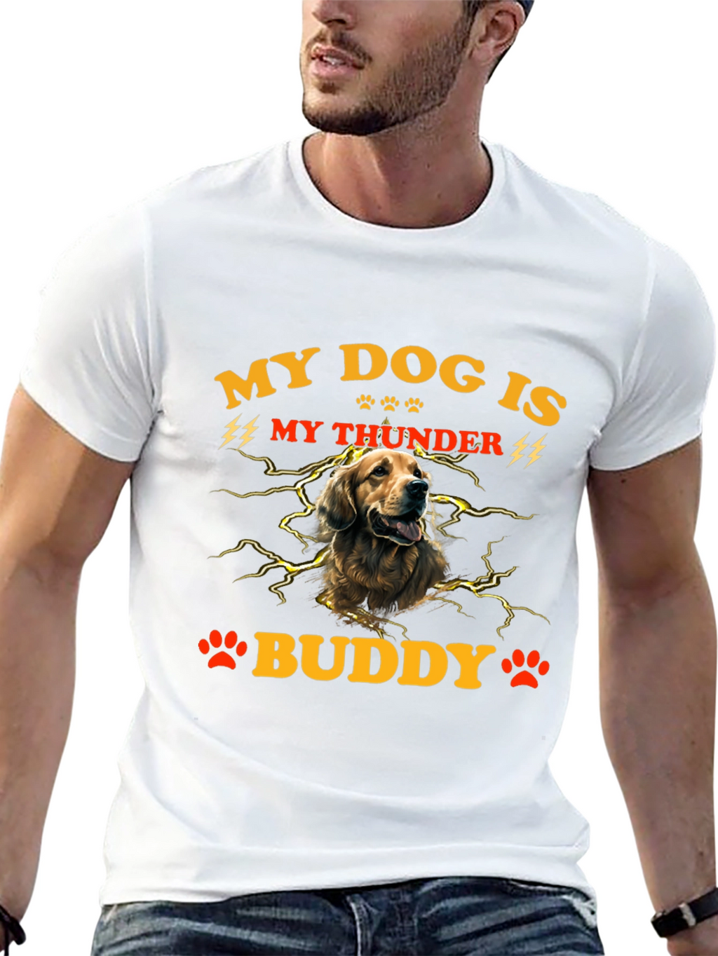 My Dog Is My Thunder Buddy T-Shirt