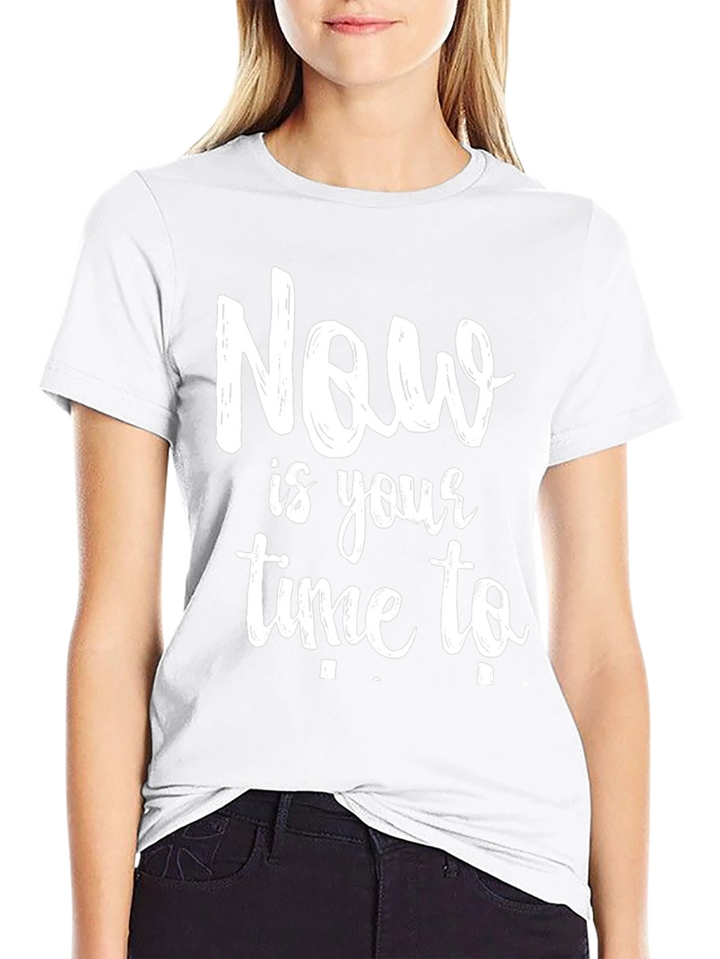 Now Is Your Time To Black T-Shirt