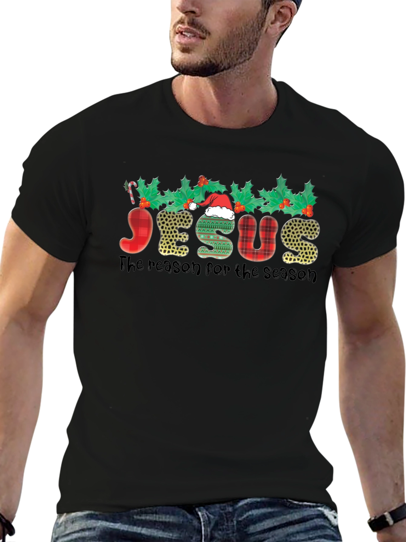 Festive Jesus Holiday T-Shirt