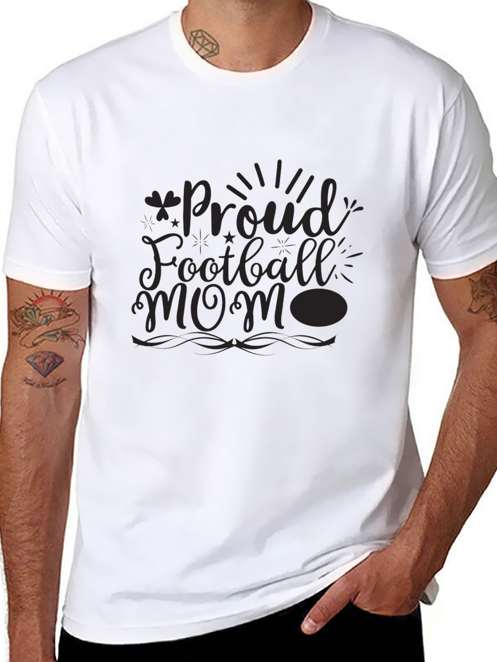 Proud Football Mom Graphic Tee - Unisex